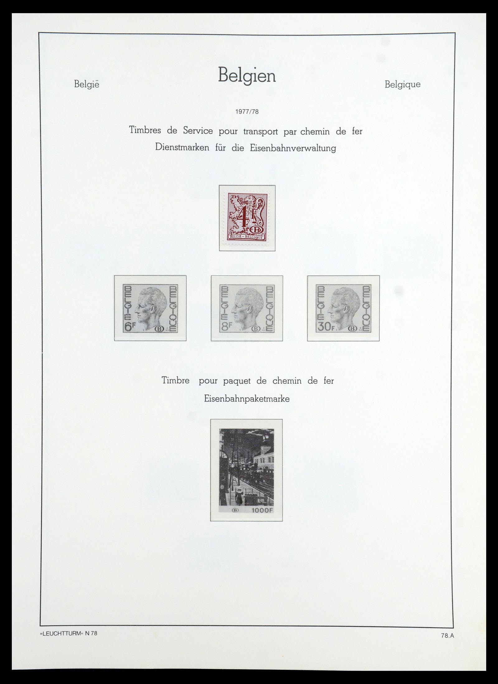 35785 123 - Stamp Collection 35785 Belgium 1849-1960.