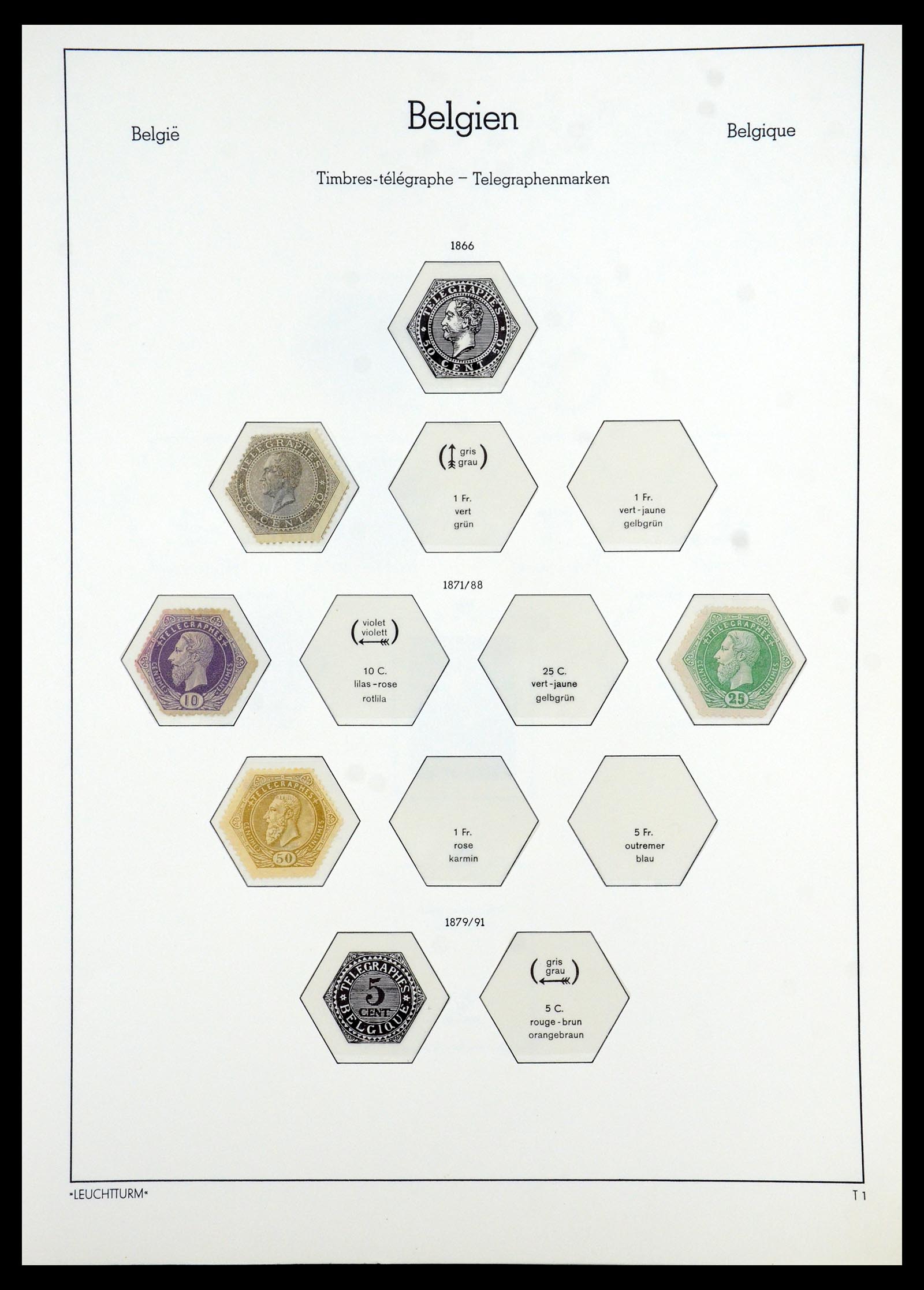 35785 129 - Stamp Collection 35785 Belgium 1849-1960.