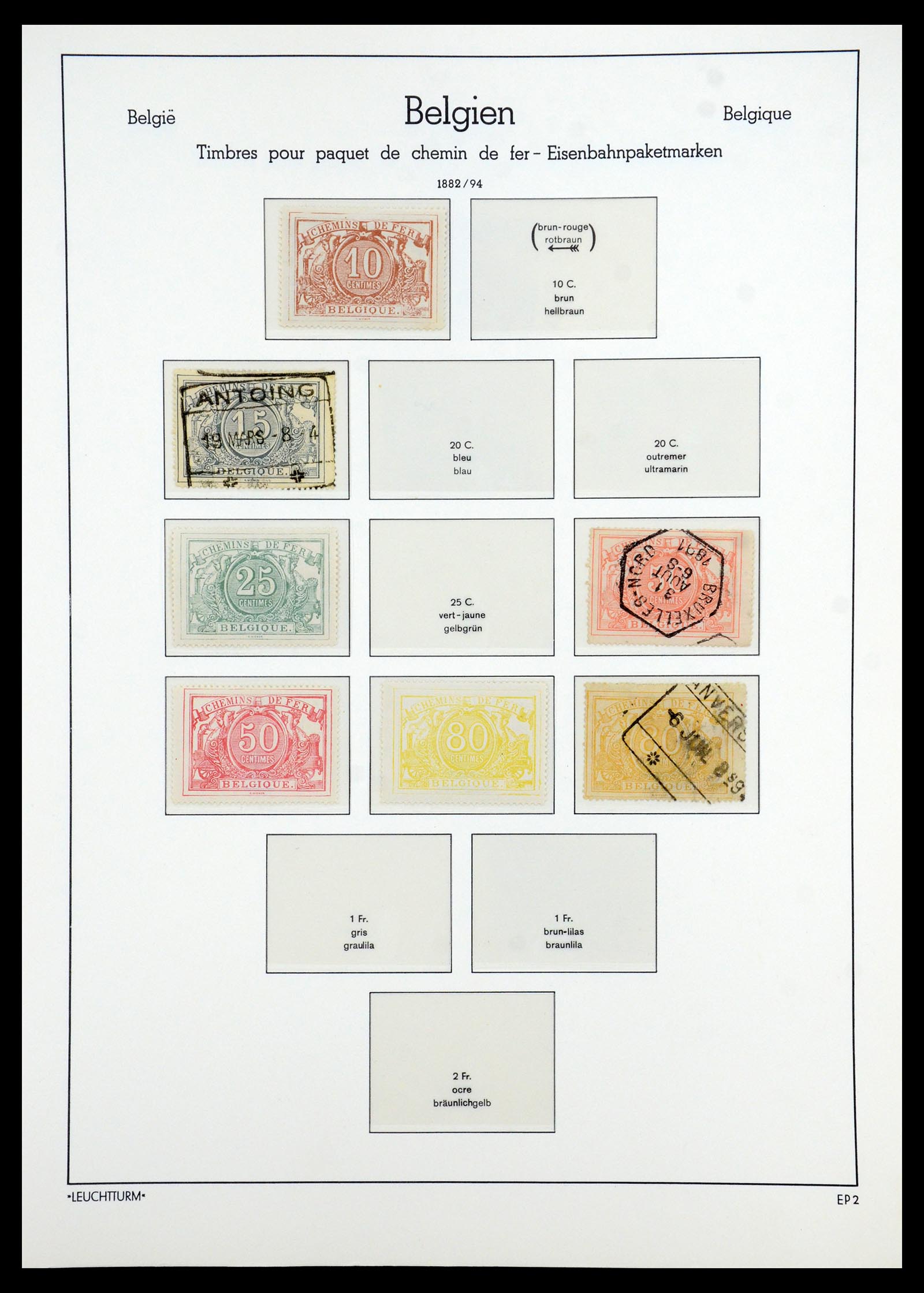35785 131 - Stamp Collection 35785 Belgium 1849-1960.