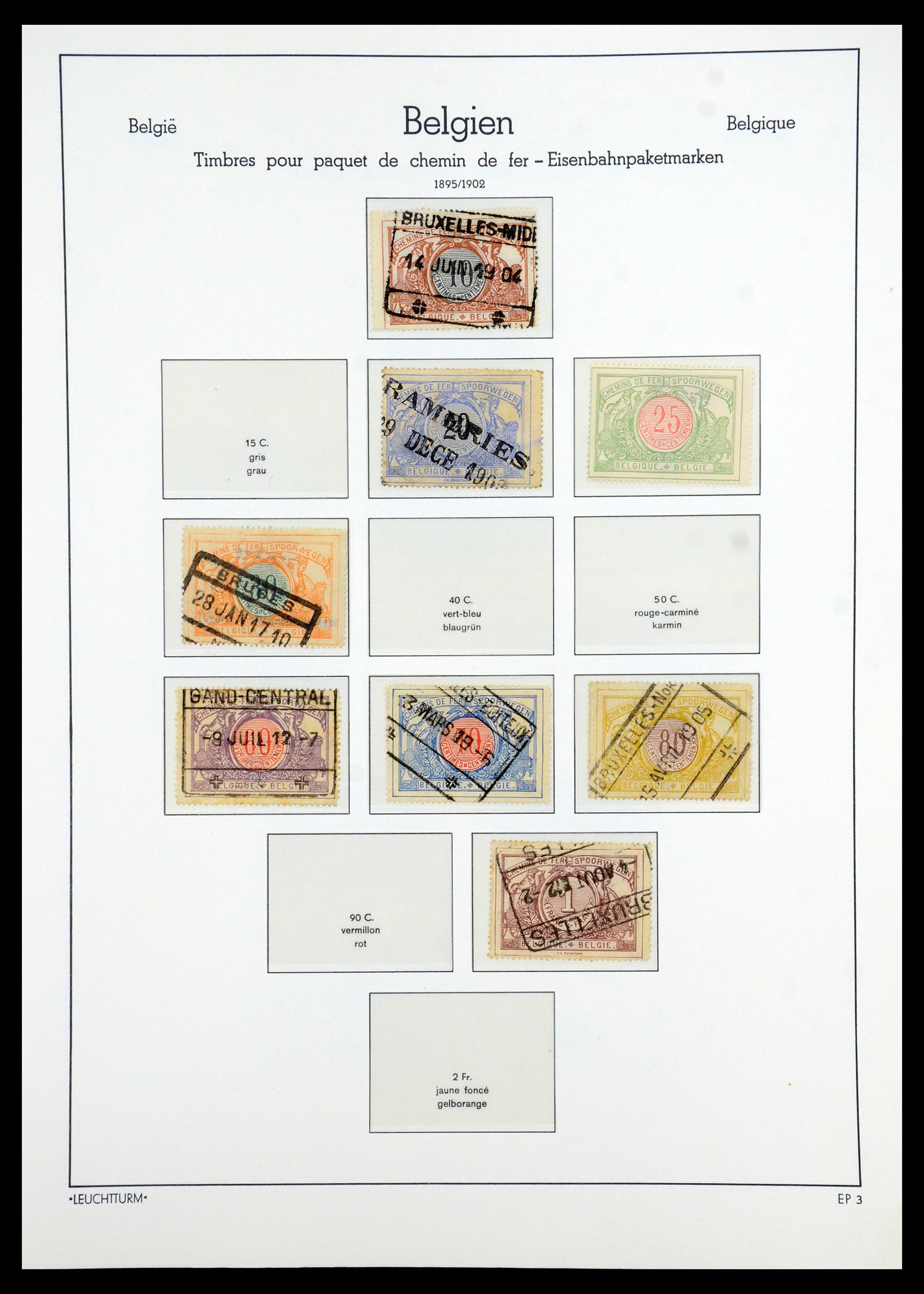 35785 132 - Stamp Collection 35785 Belgium 1849-1960.