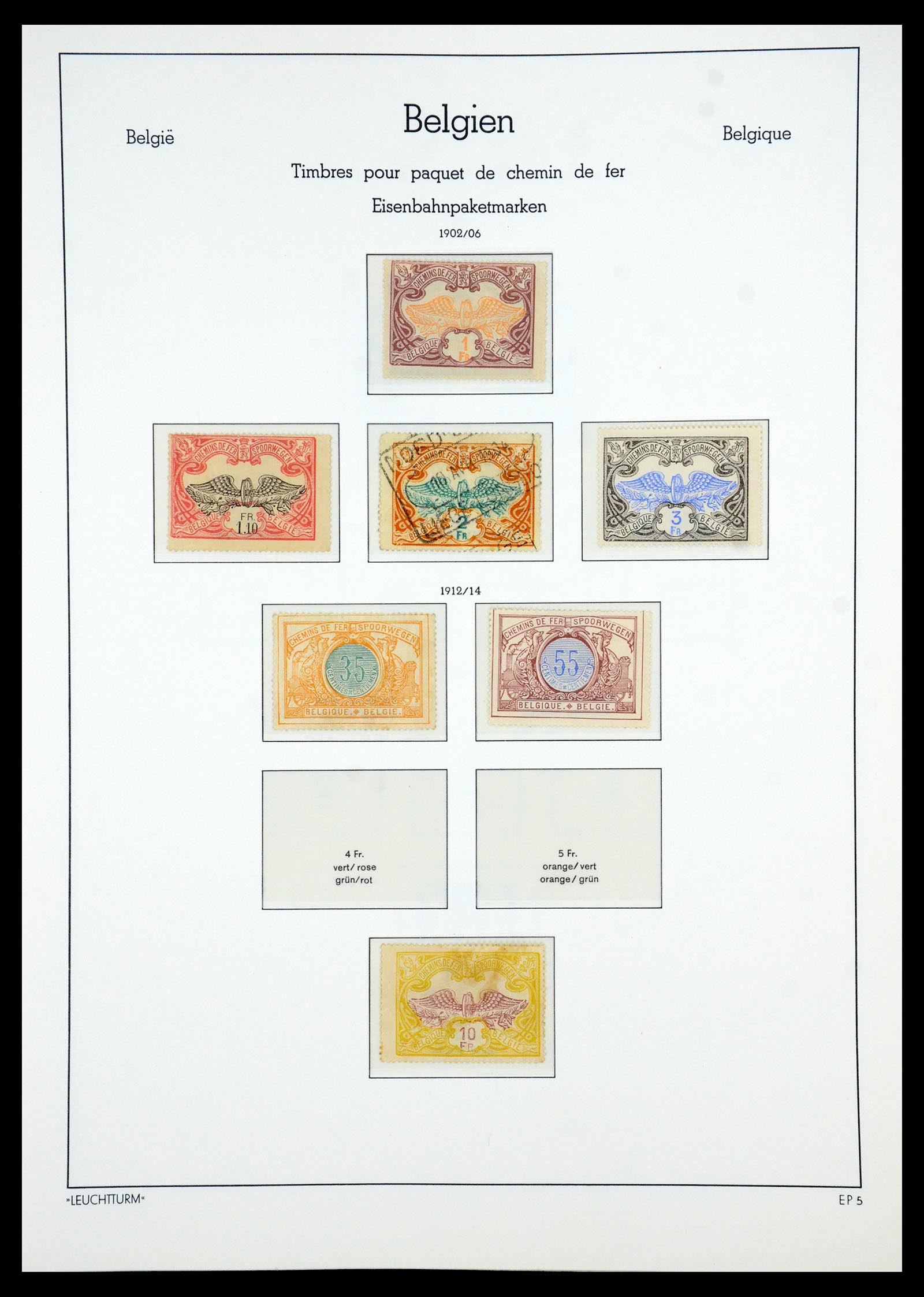 35785 134 - Stamp Collection 35785 Belgium 1849-1960.