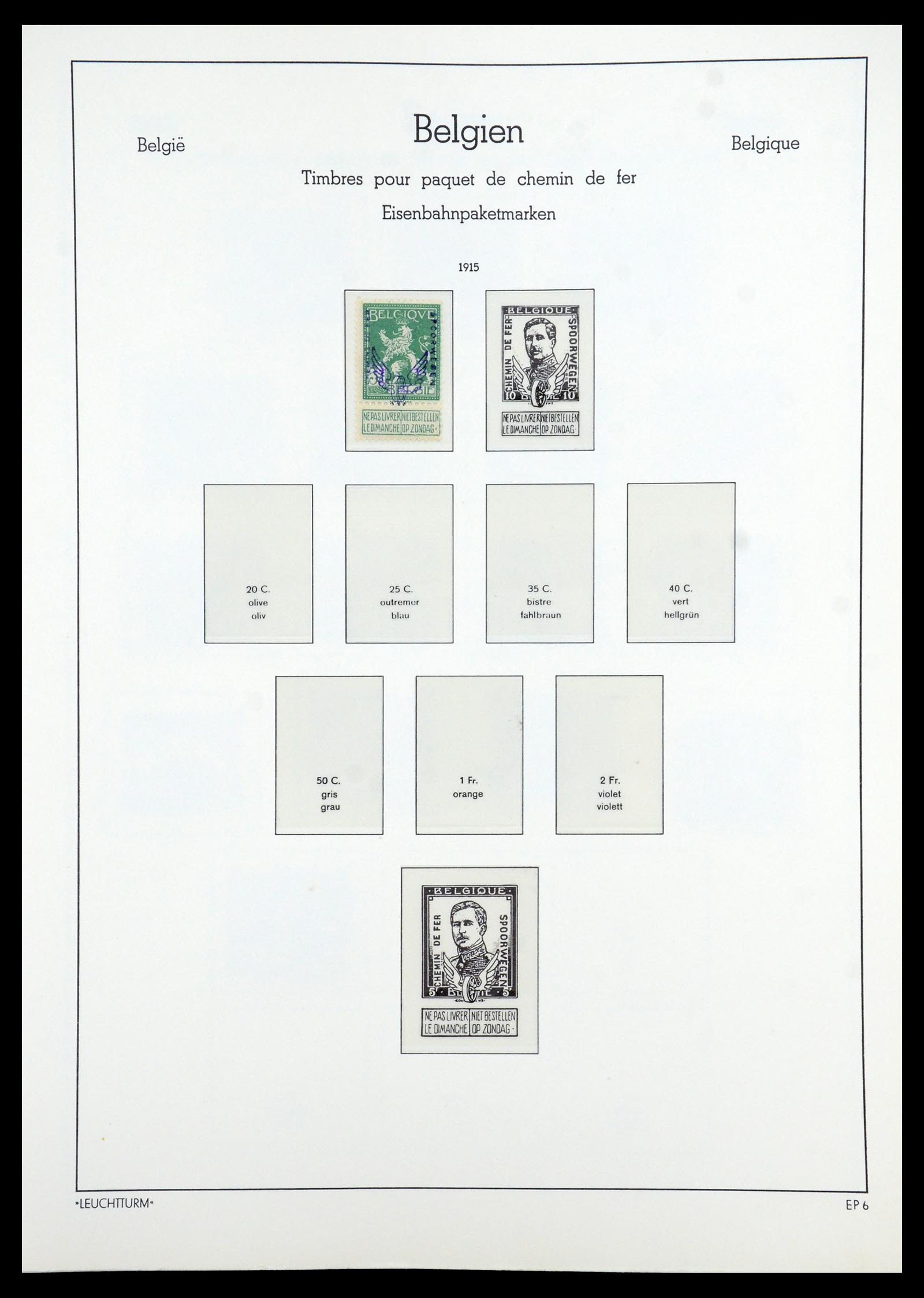 35785 135 - Stamp Collection 35785 Belgium 1849-1960.