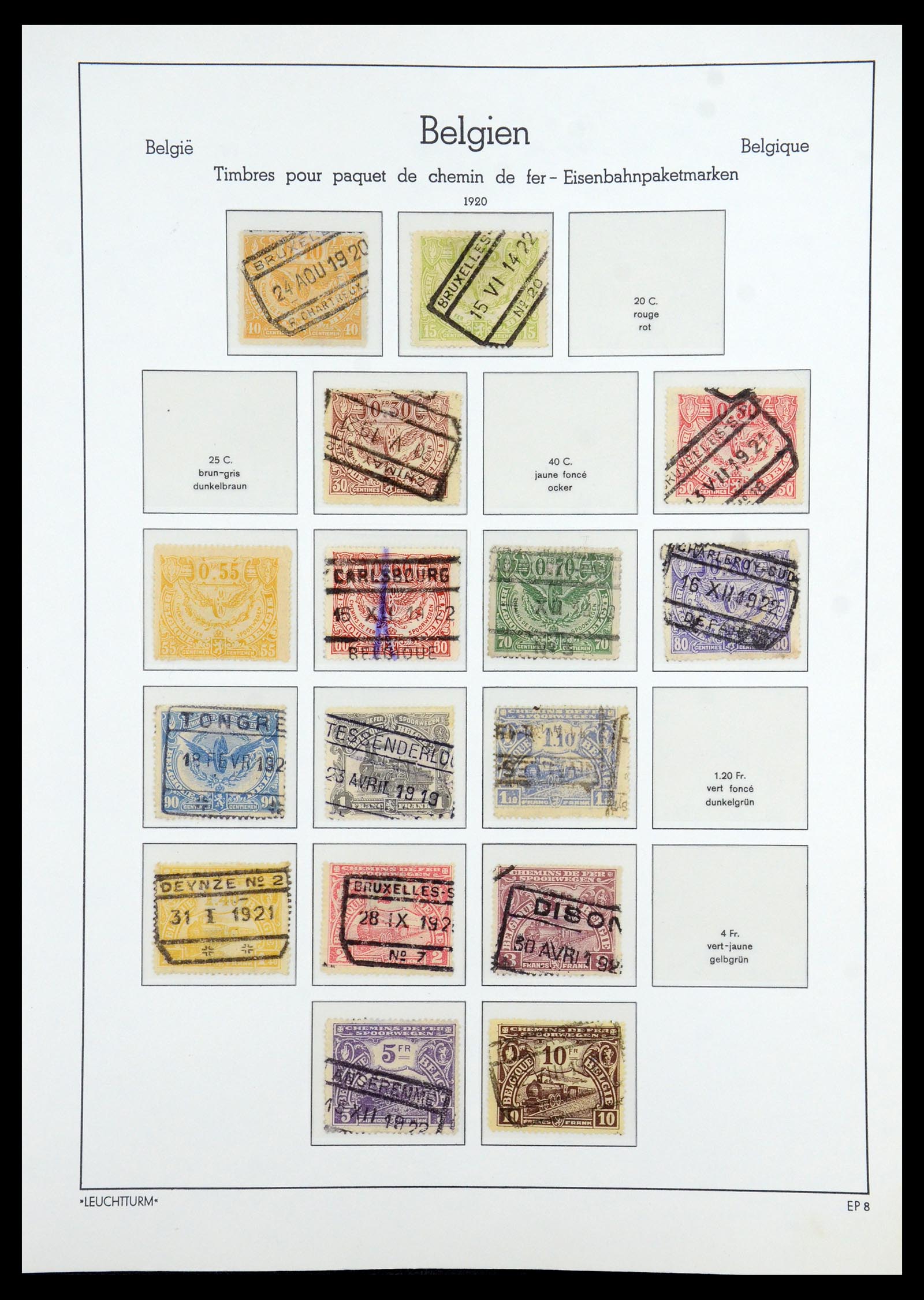 35785 137 - Stamp Collection 35785 Belgium 1849-1960.