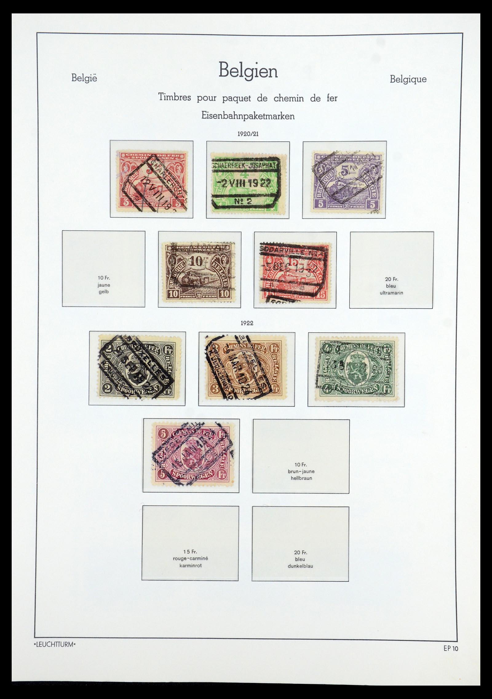 35785 139 - Stamp Collection 35785 Belgium 1849-1960.