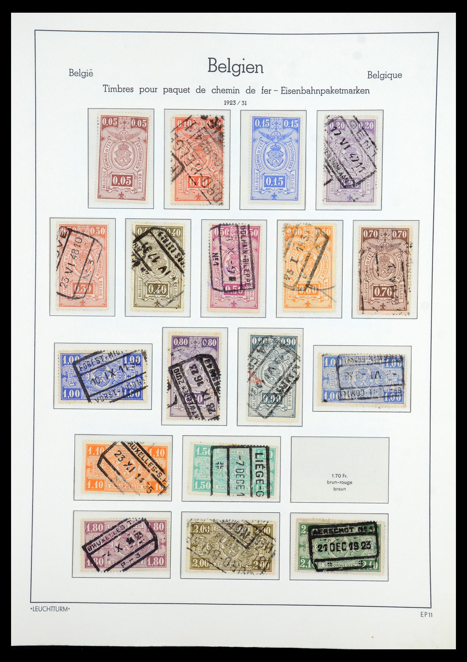35785 140 - Stamp Collection 35785 Belgium 1849-1960.