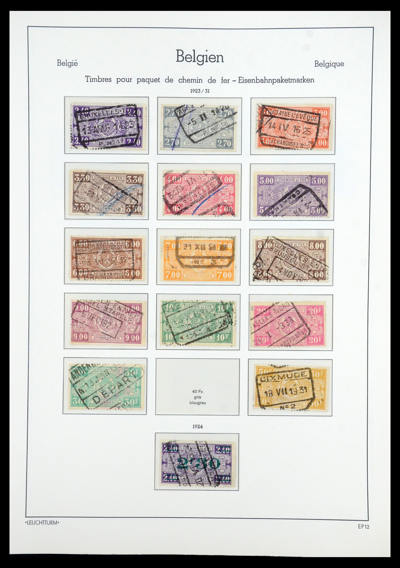 35785 141 - Stamp Collection 35785 Belgium 1849-1960.
