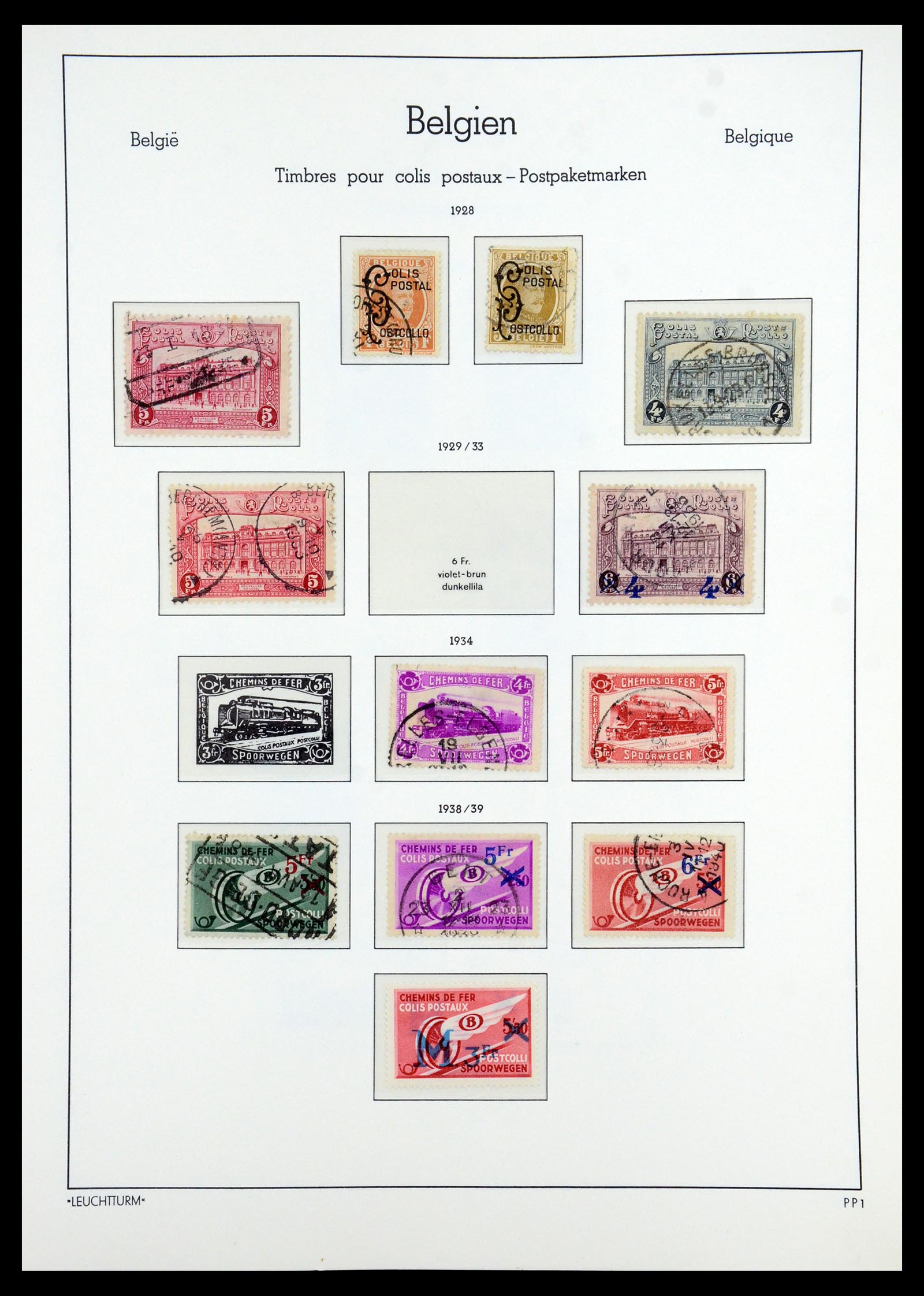 35785 142 - Stamp Collection 35785 Belgium 1849-1960.
