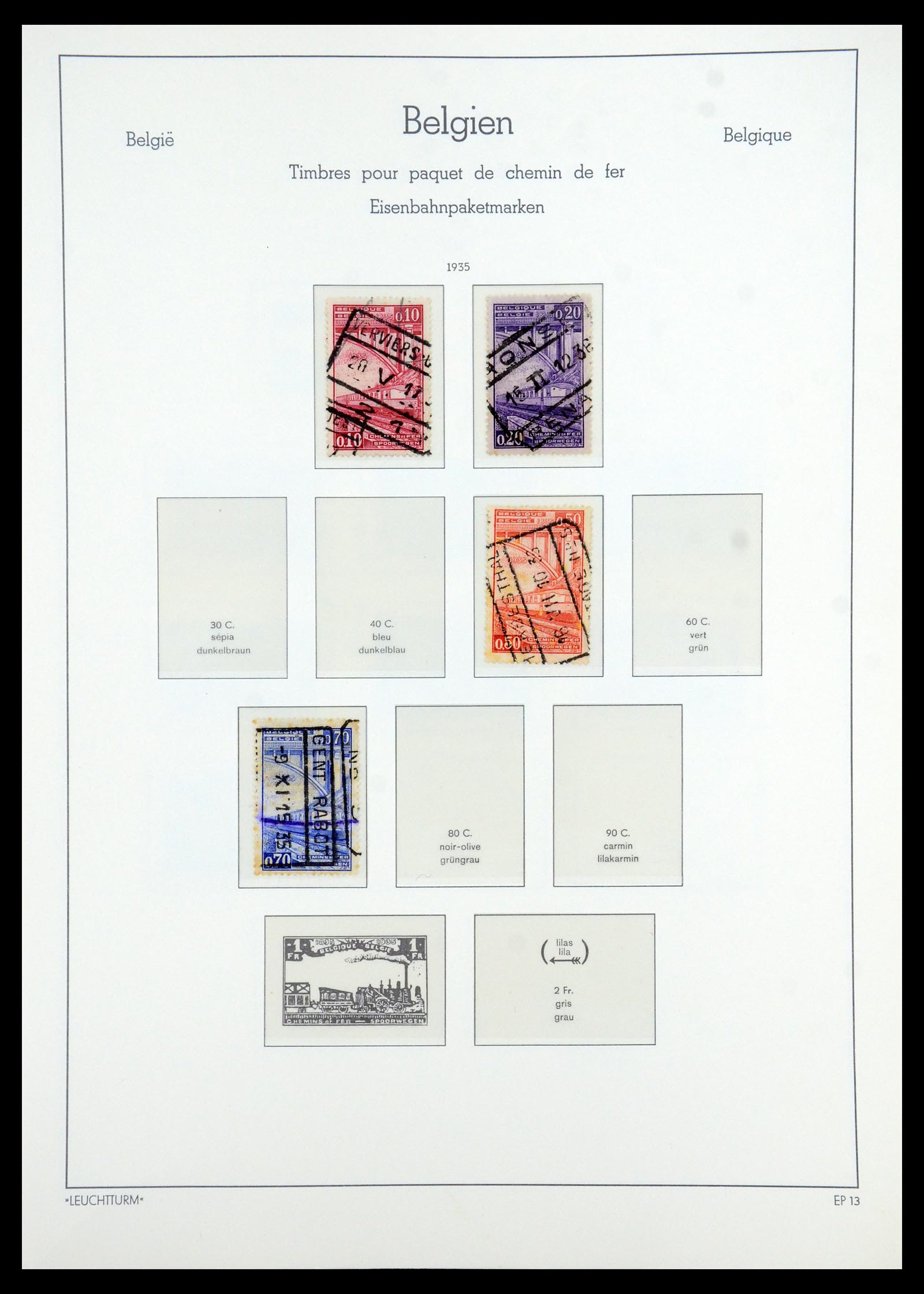 35785 143 - Stamp Collection 35785 Belgium 1849-1960.