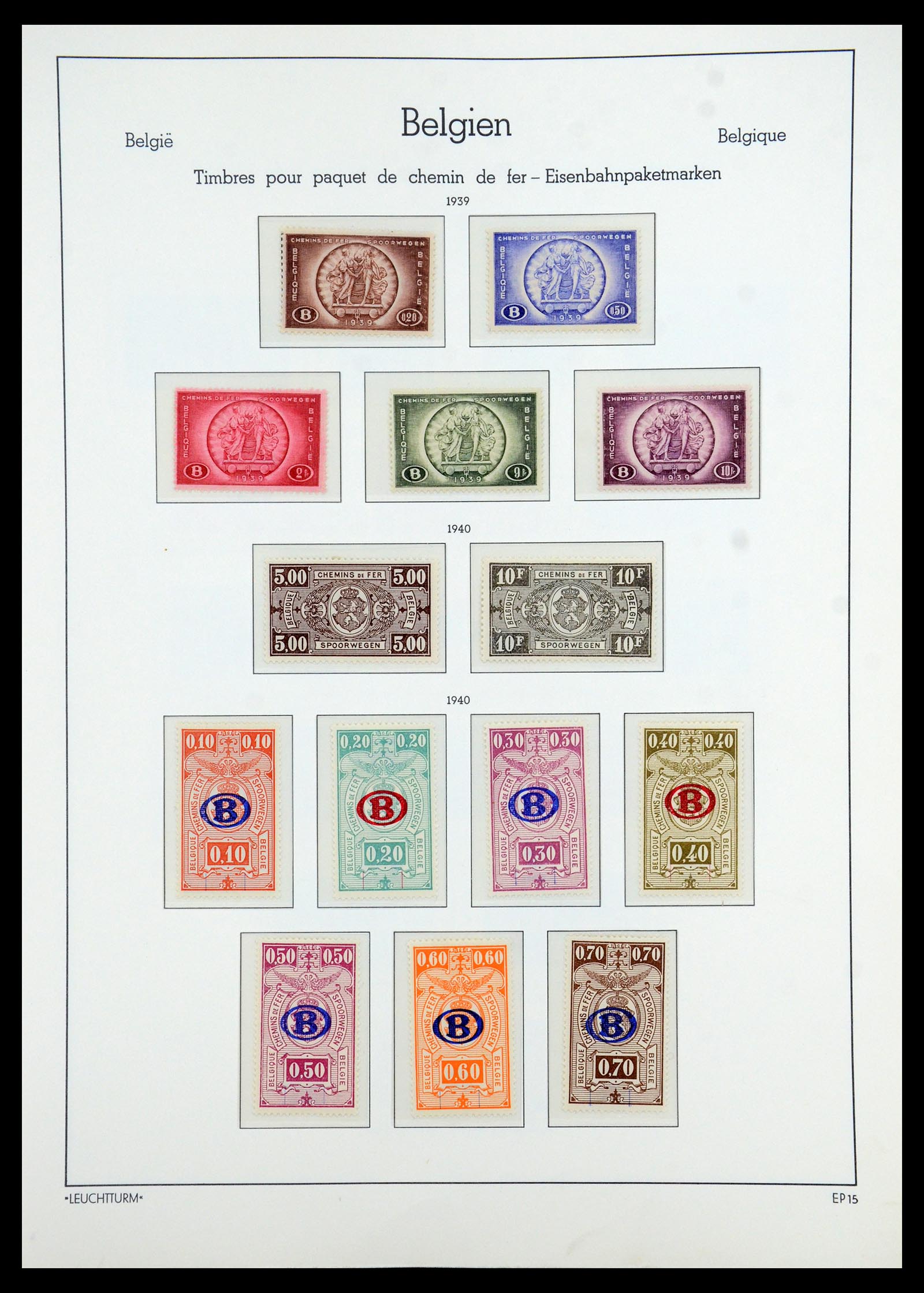 35785 145 - Stamp Collection 35785 Belgium 1849-1960.
