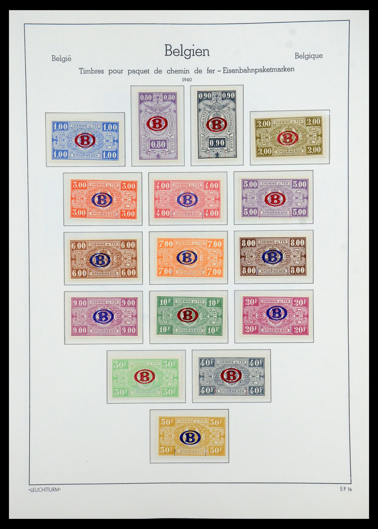 35785 146 - Stamp Collection 35785 Belgium 1849-1960.