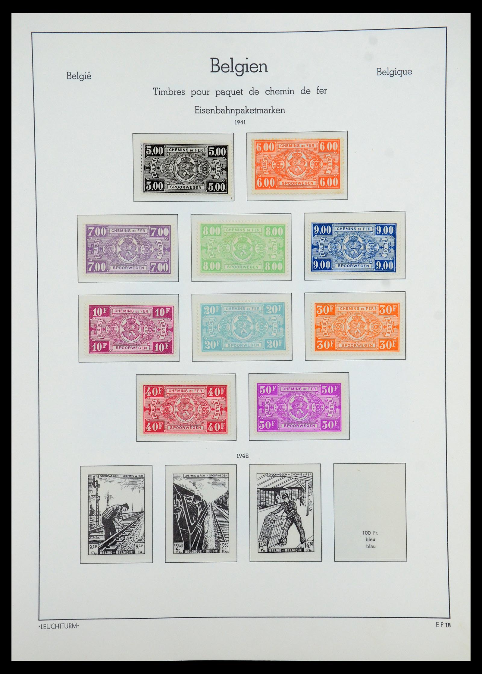 35785 148 - Stamp Collection 35785 Belgium 1849-1960.