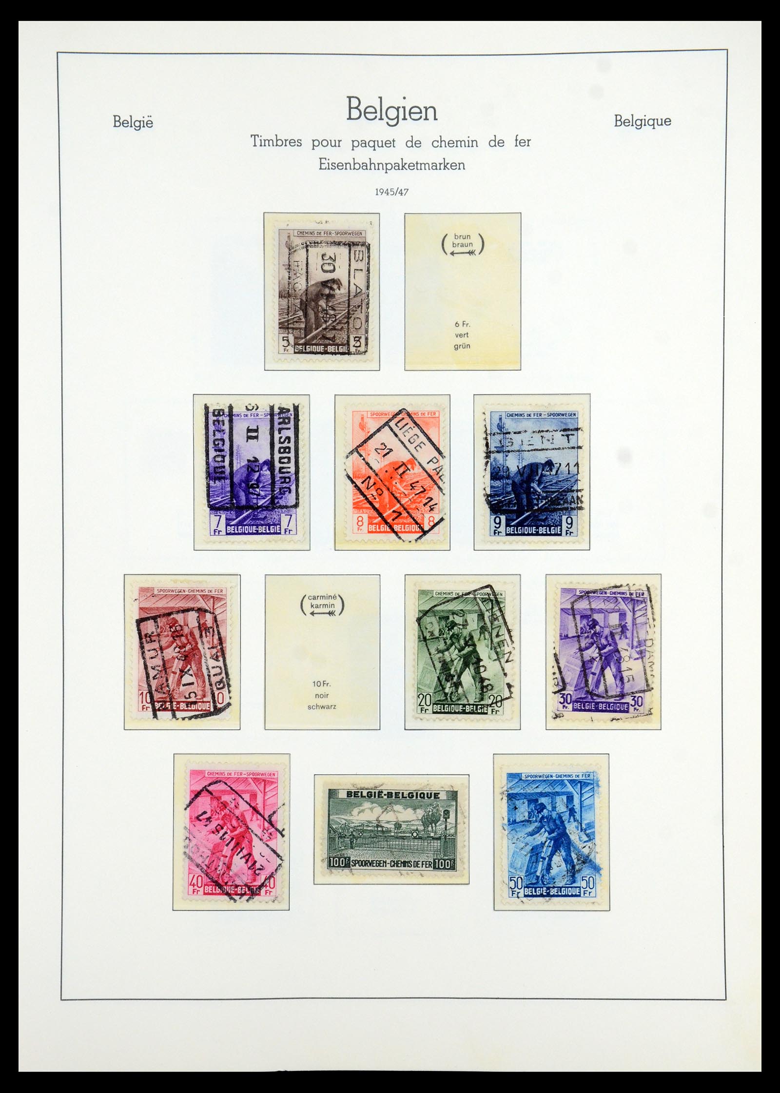 35785 149 - Stamp Collection 35785 Belgium 1849-1960.