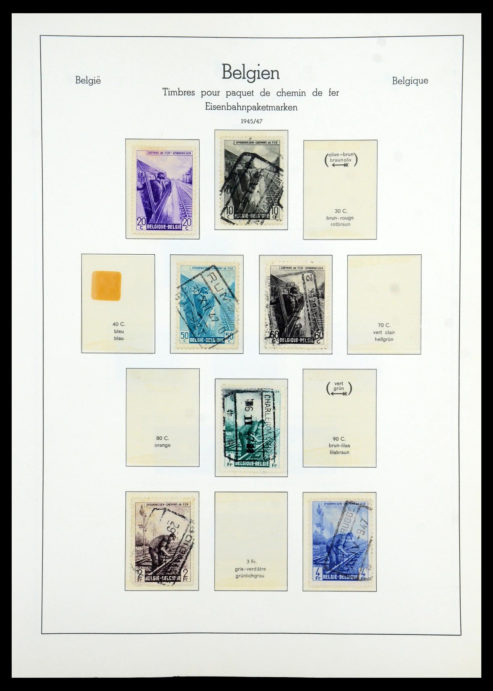 35785 150 - Stamp Collection 35785 Belgium 1849-1960.