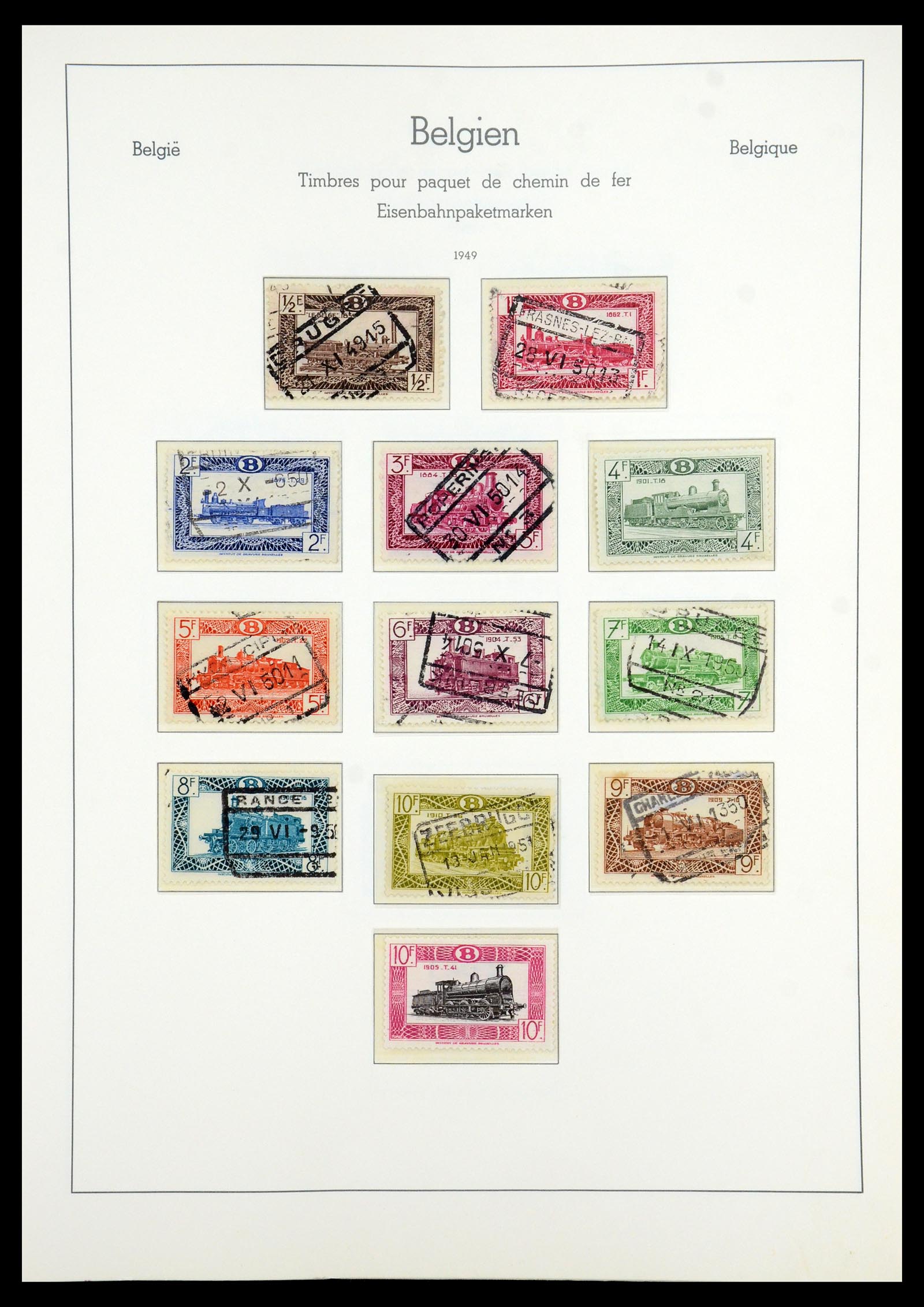 35785 153 - Stamp Collection 35785 Belgium 1849-1960.