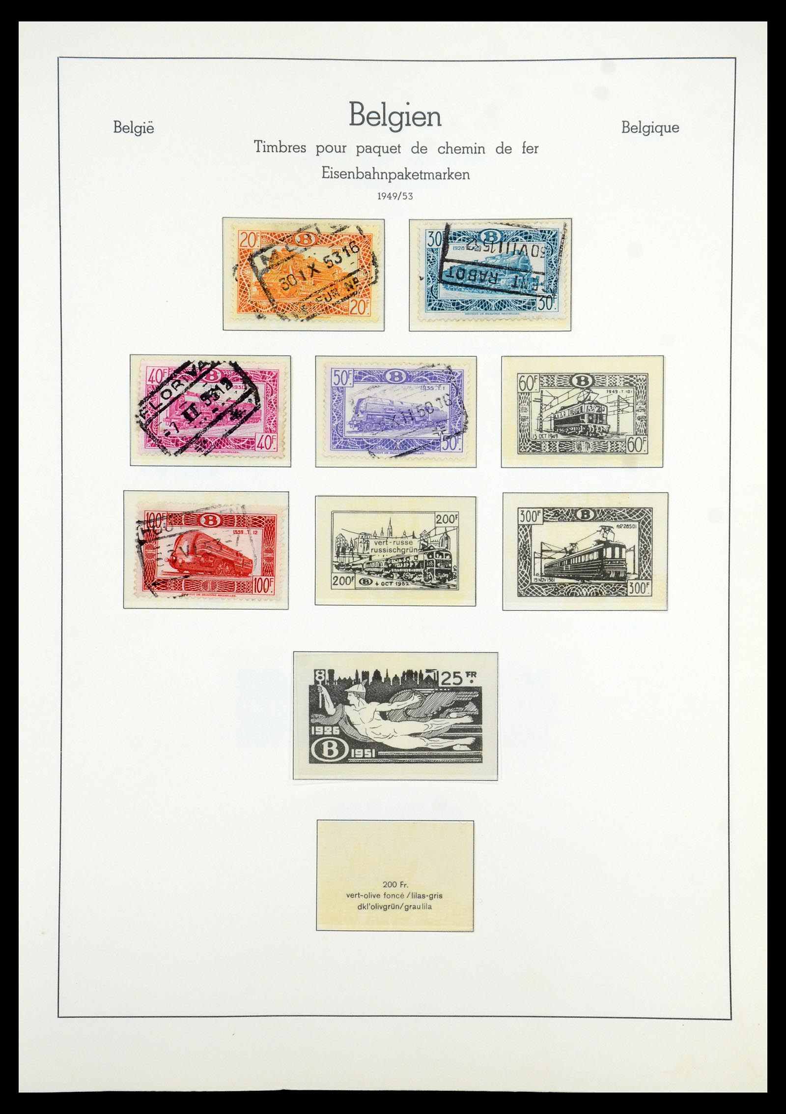 35785 154 - Stamp Collection 35785 Belgium 1849-1960.