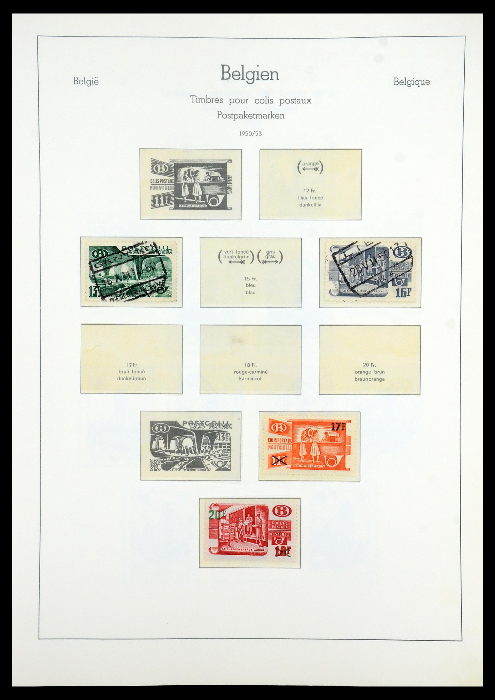 35785 155 - Stamp Collection 35785 Belgium 1849-1960.