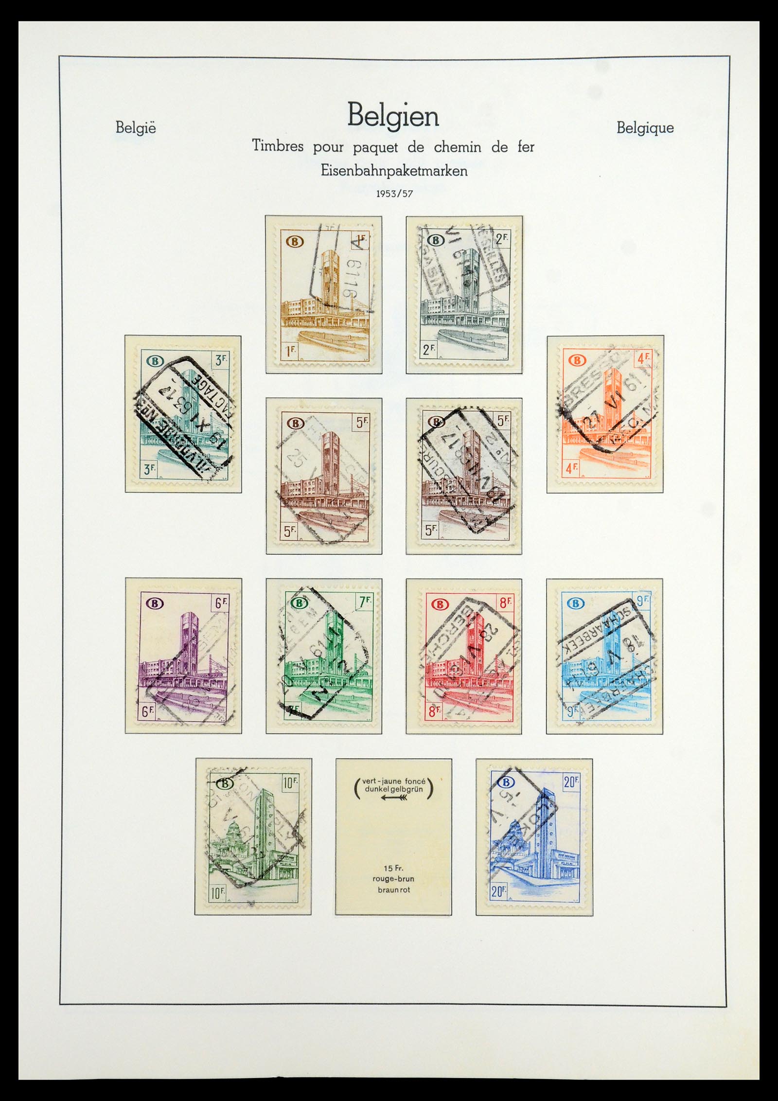 35785 156 - Stamp Collection 35785 Belgium 1849-1960.