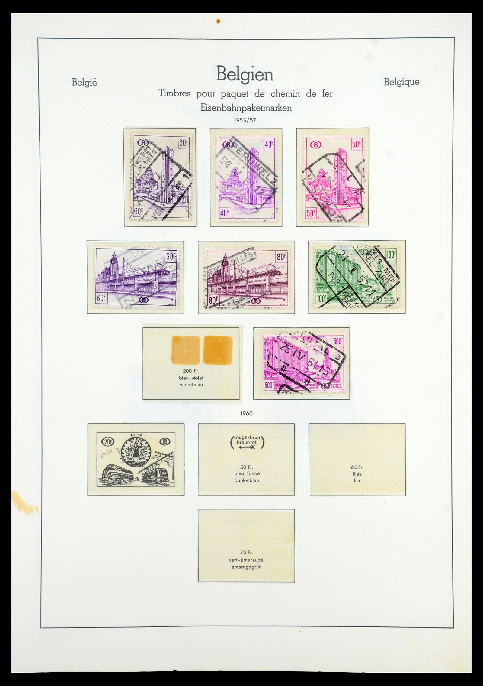 35785 157 - Stamp Collection 35785 Belgium 1849-1960.
