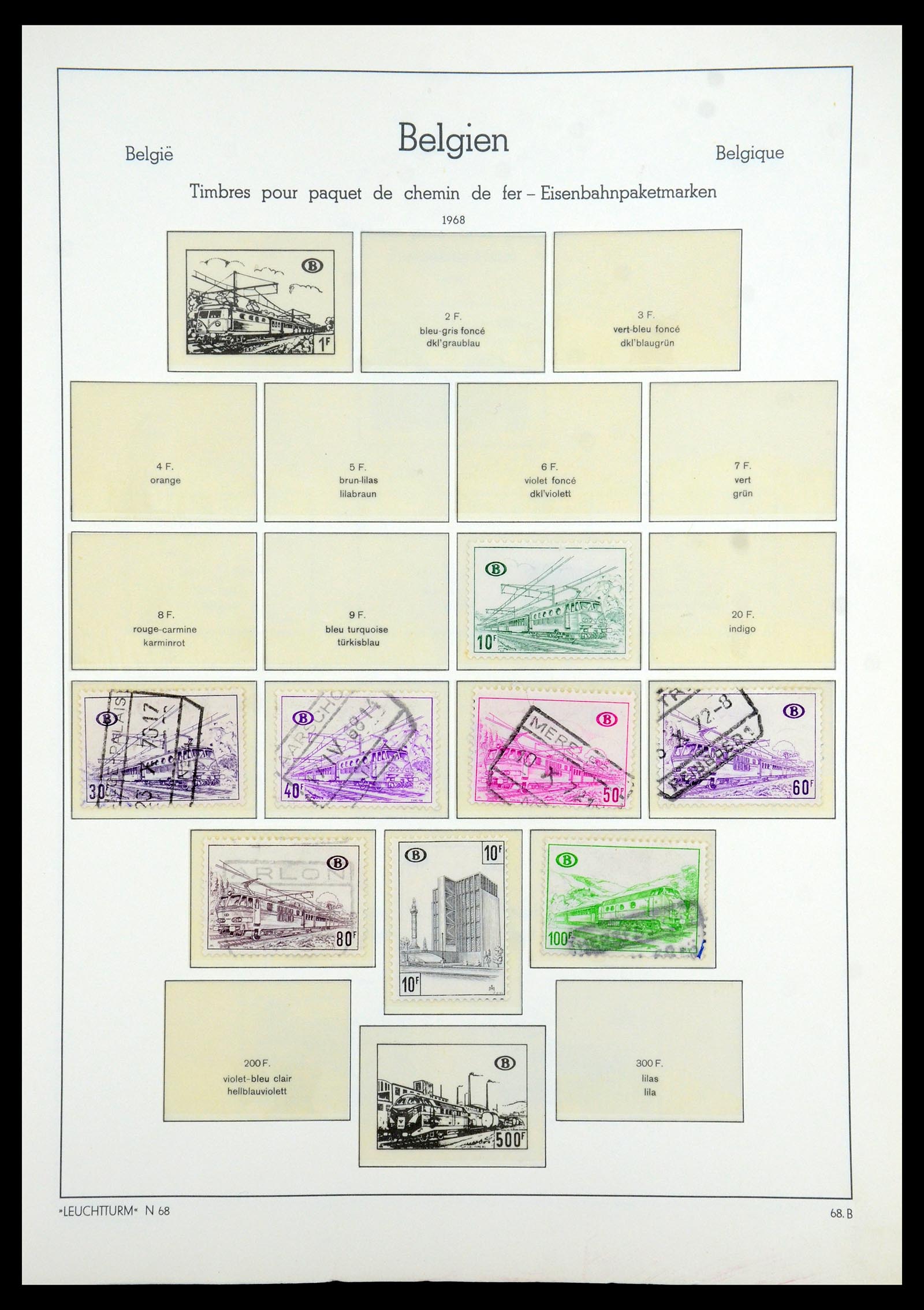 35785 159 - Stamp Collection 35785 Belgium 1849-1960.