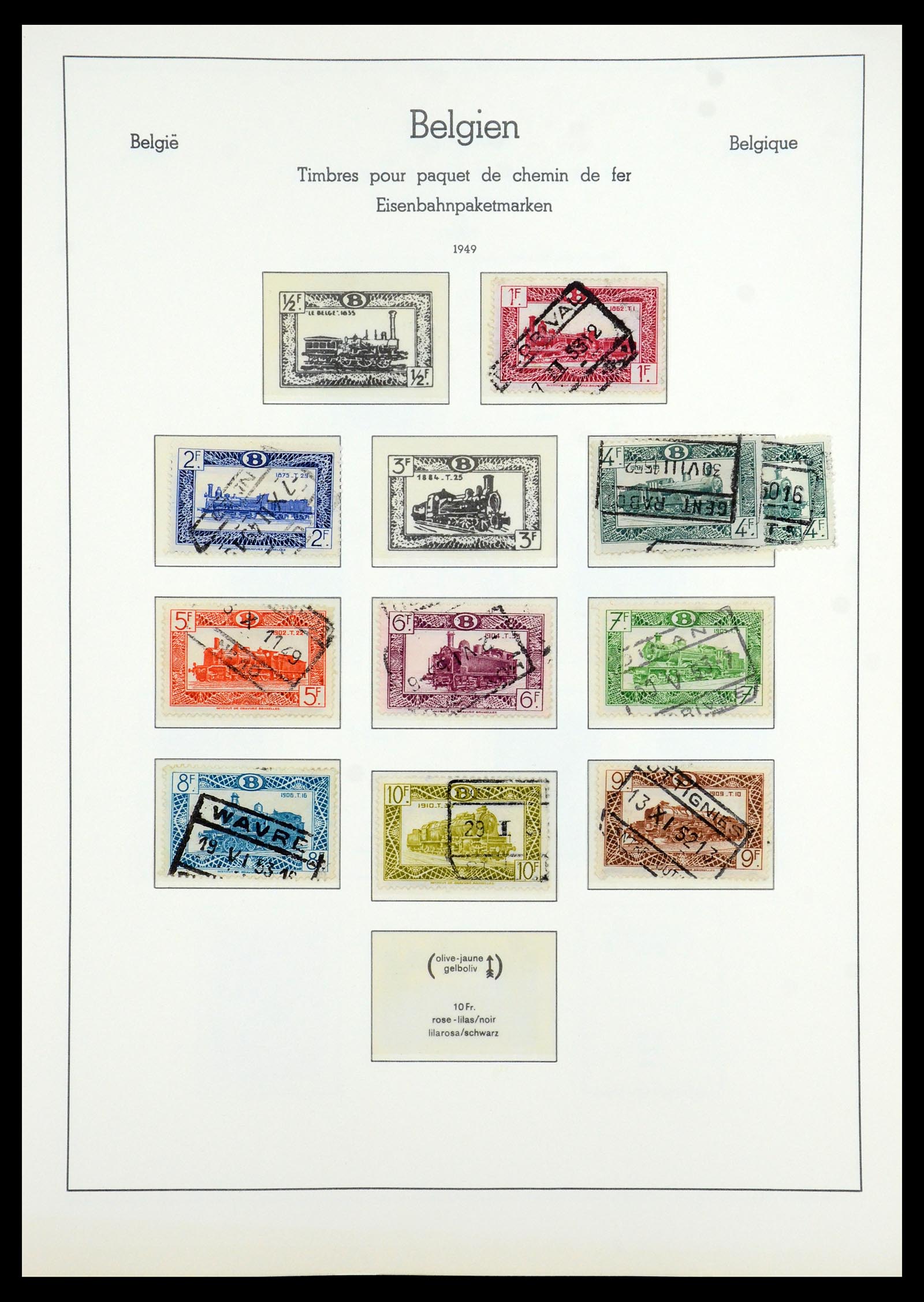 35785 161 - Stamp Collection 35785 Belgium 1849-1960.