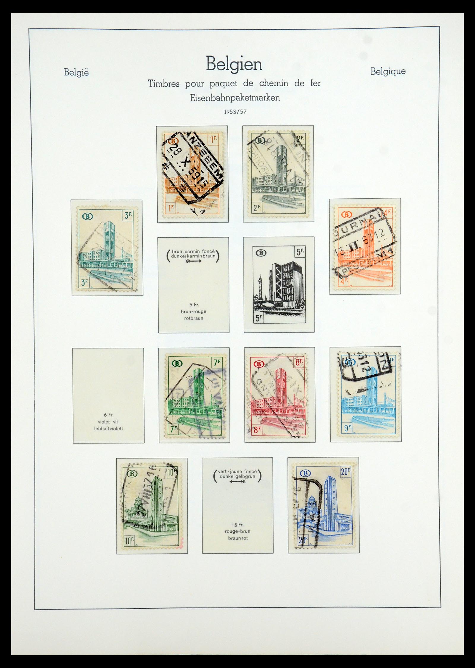 35785 163 - Postzegelverzameling 35785 België 1849-1960.