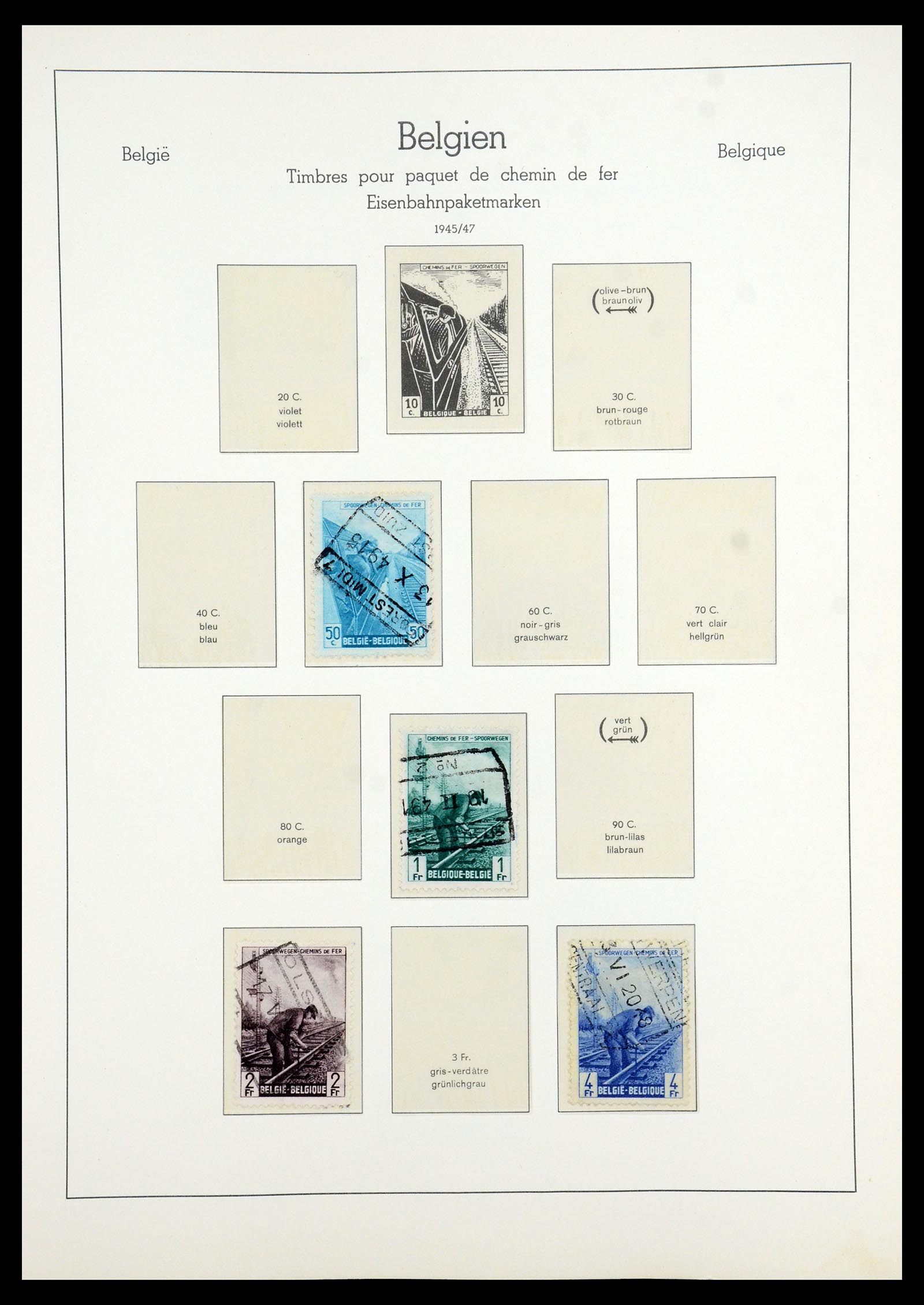35785 165 - Postzegelverzameling 35785 België 1849-1960.