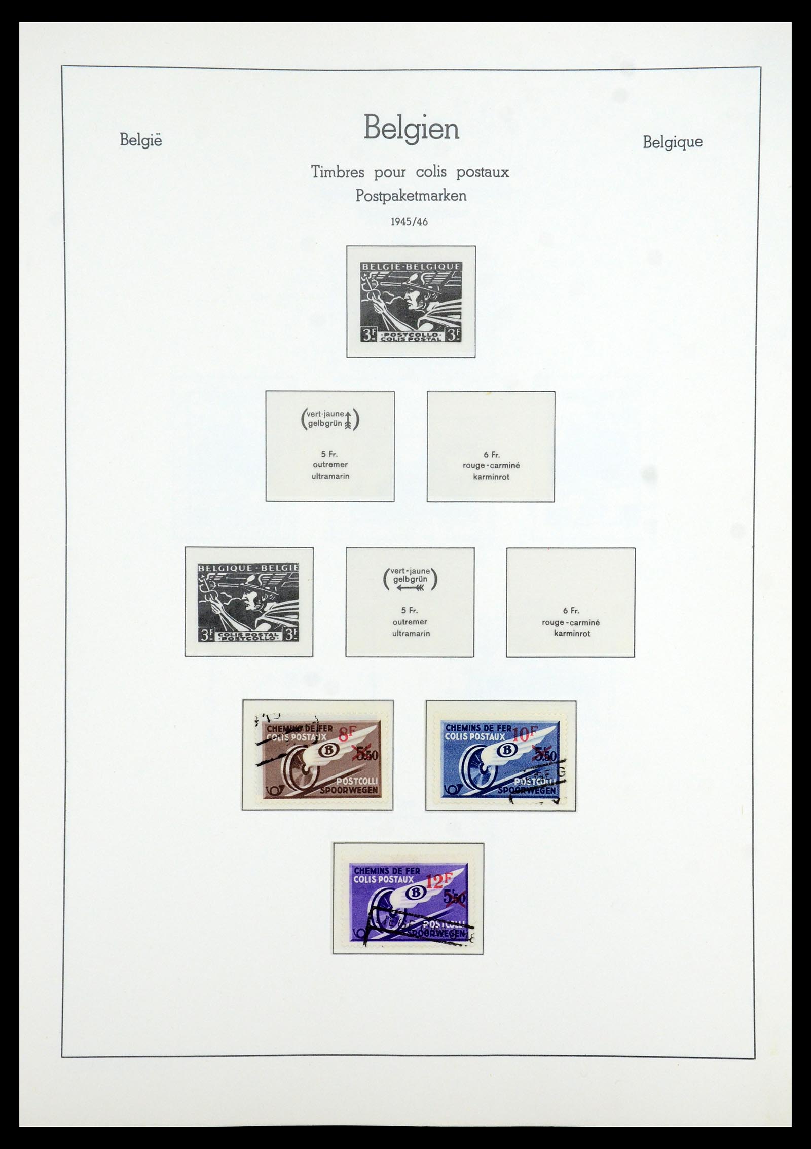 35785 166 - Postzegelverzameling 35785 België 1849-1960.
