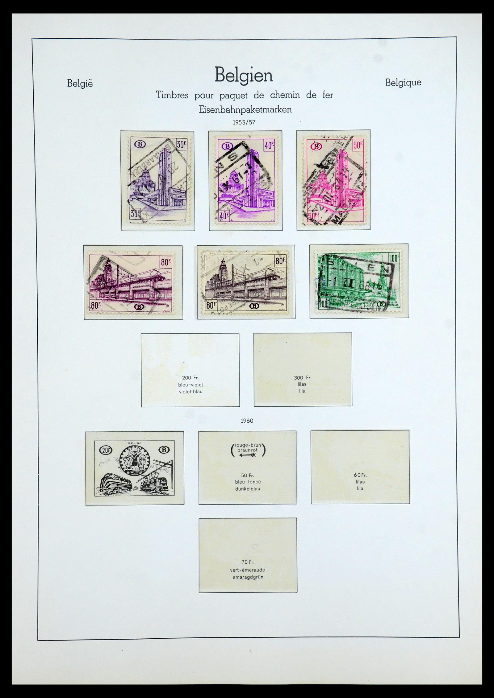 35785 167 - Postzegelverzameling 35785 België 1849-1960.