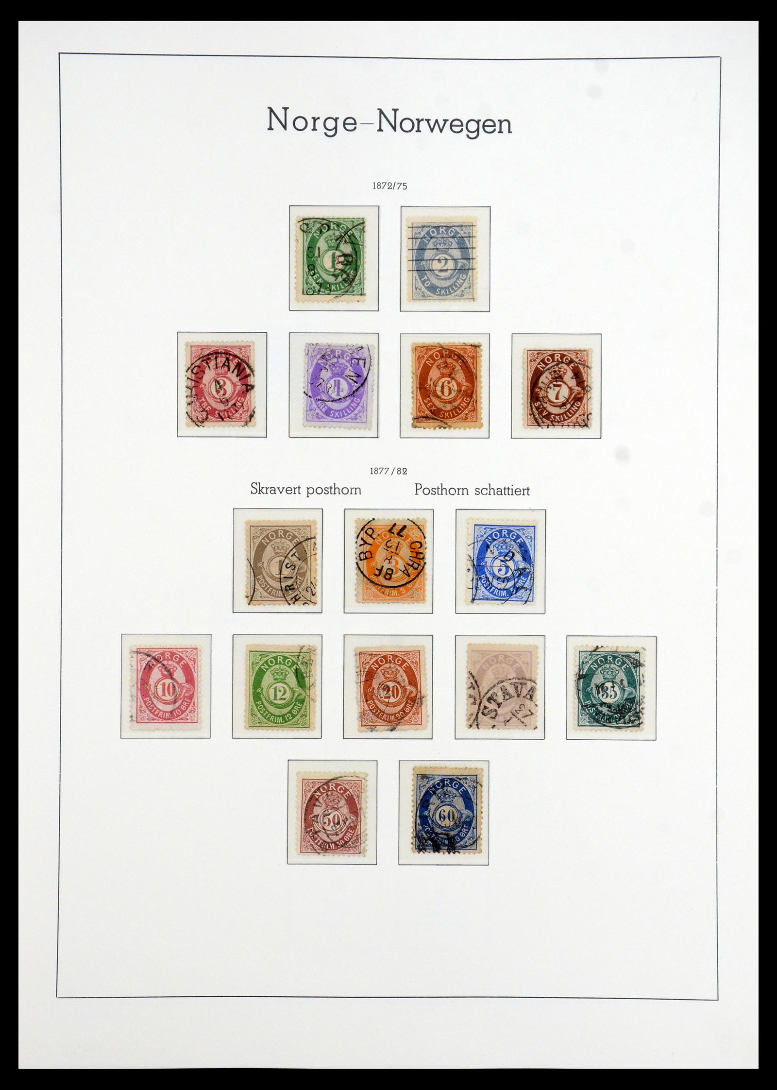 35786 002 - Postzegelverzameling 35786 Noorwegen 1855-1993.