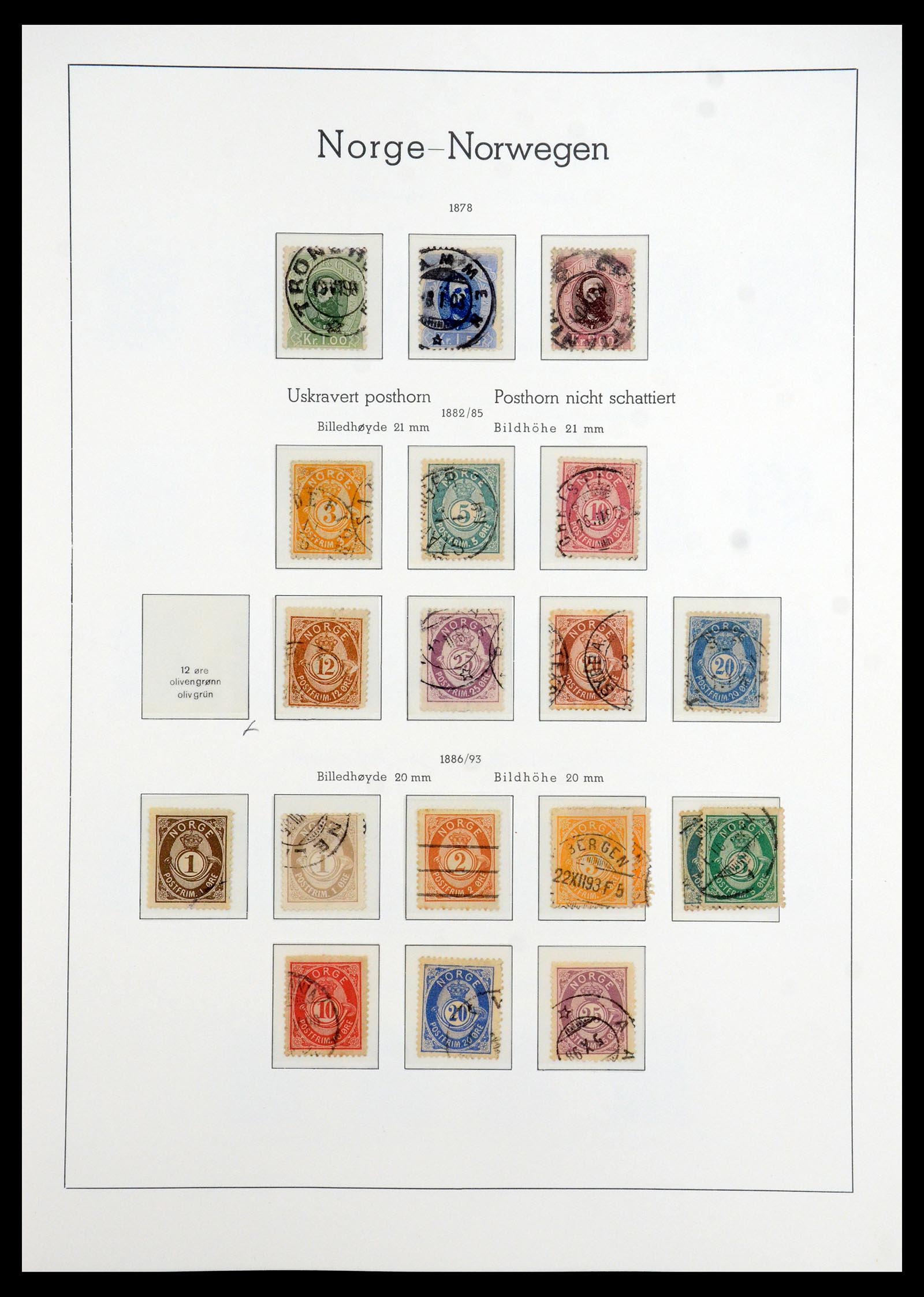 35786 004 - Postzegelverzameling 35786 Noorwegen 1855-1993.