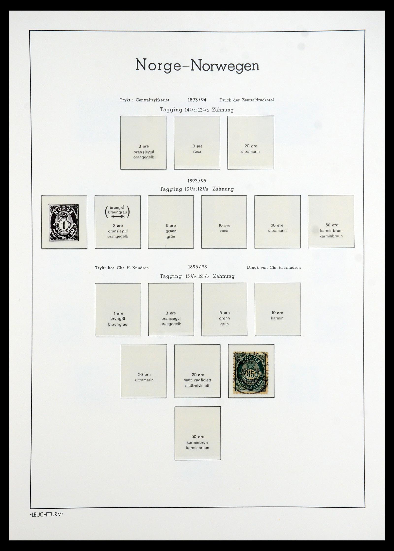 35786 006 - Postzegelverzameling 35786 Noorwegen 1855-1993.