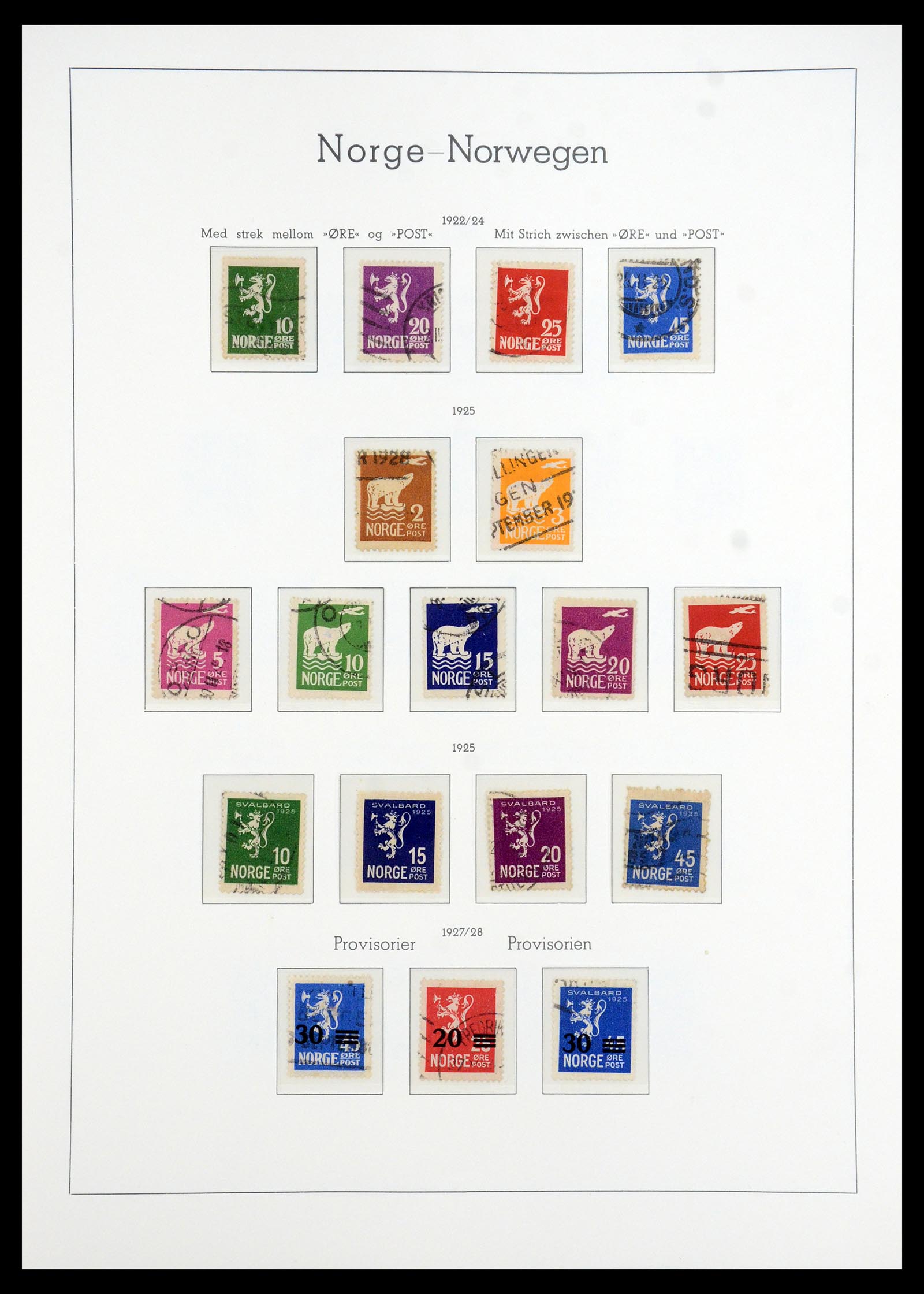 35786 008 - Postzegelverzameling 35786 Noorwegen 1855-1993.
