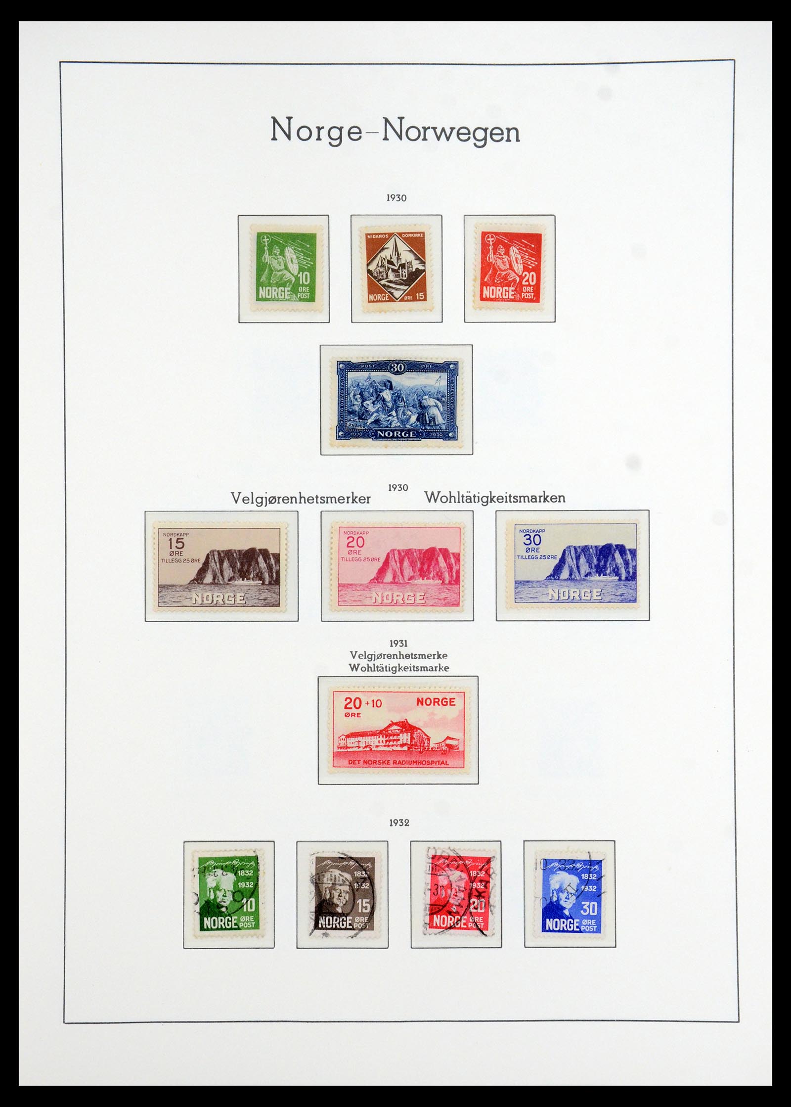 35786 011 - Postzegelverzameling 35786 Noorwegen 1855-1993.