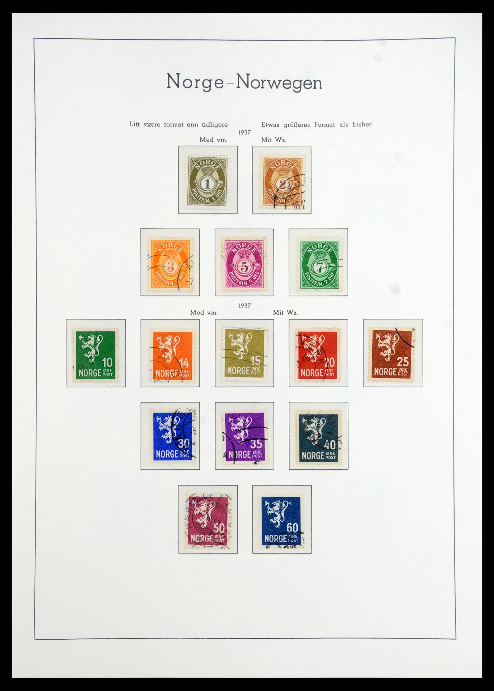 35786 013 - Postzegelverzameling 35786 Noorwegen 1855-1993.