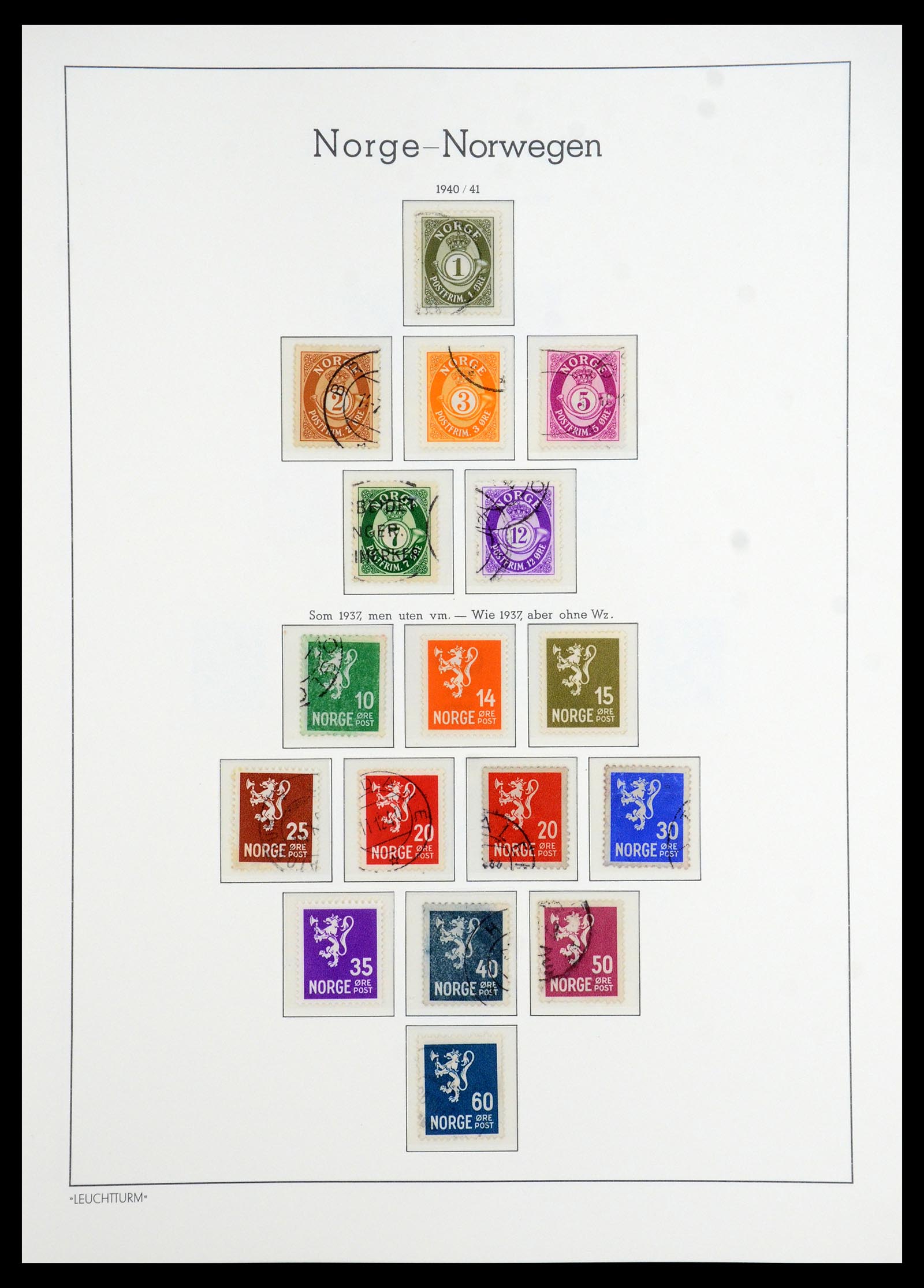 35786 016 - Postzegelverzameling 35786 Noorwegen 1855-1993.