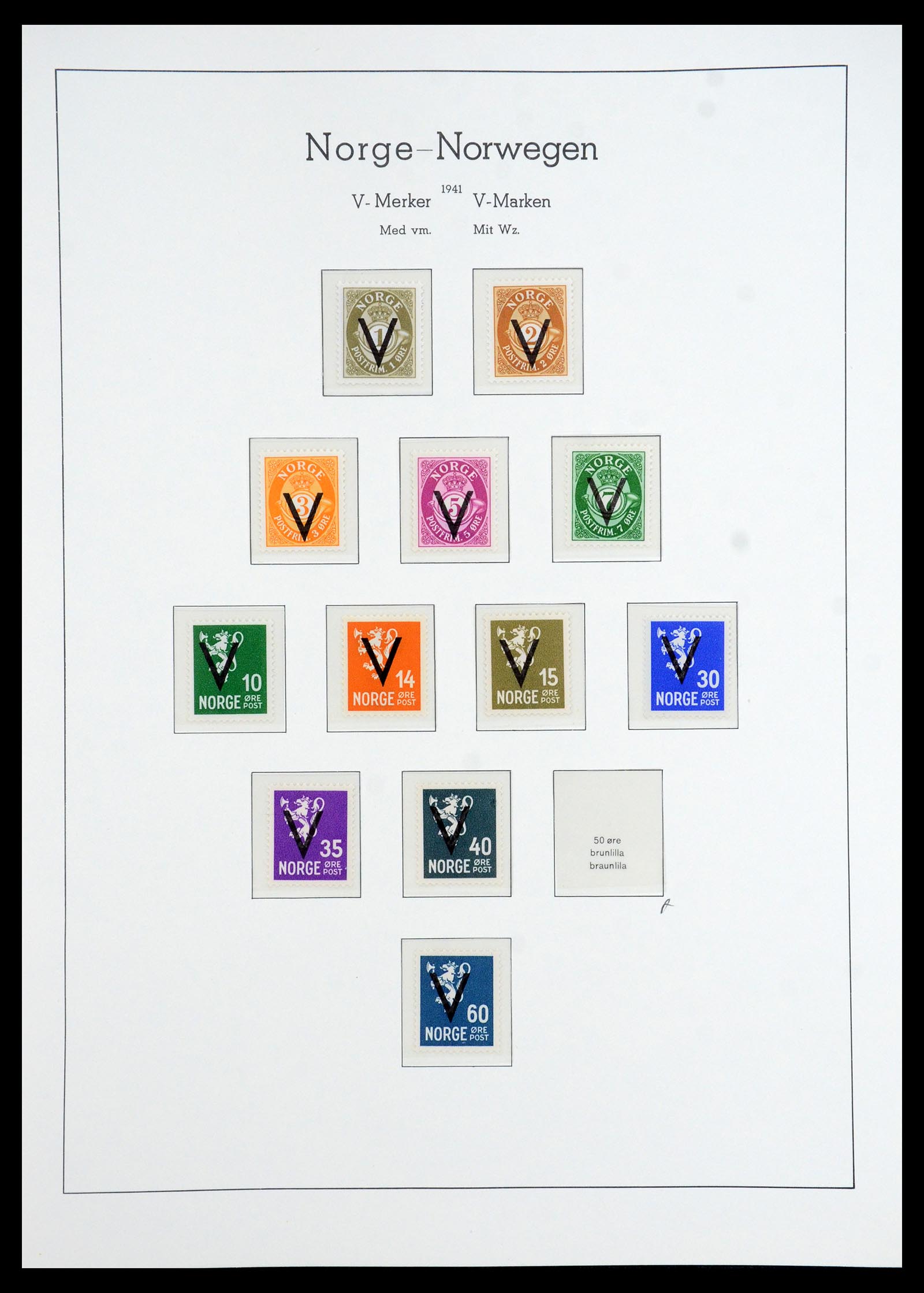 35786 017 - Postzegelverzameling 35786 Noorwegen 1855-1993.