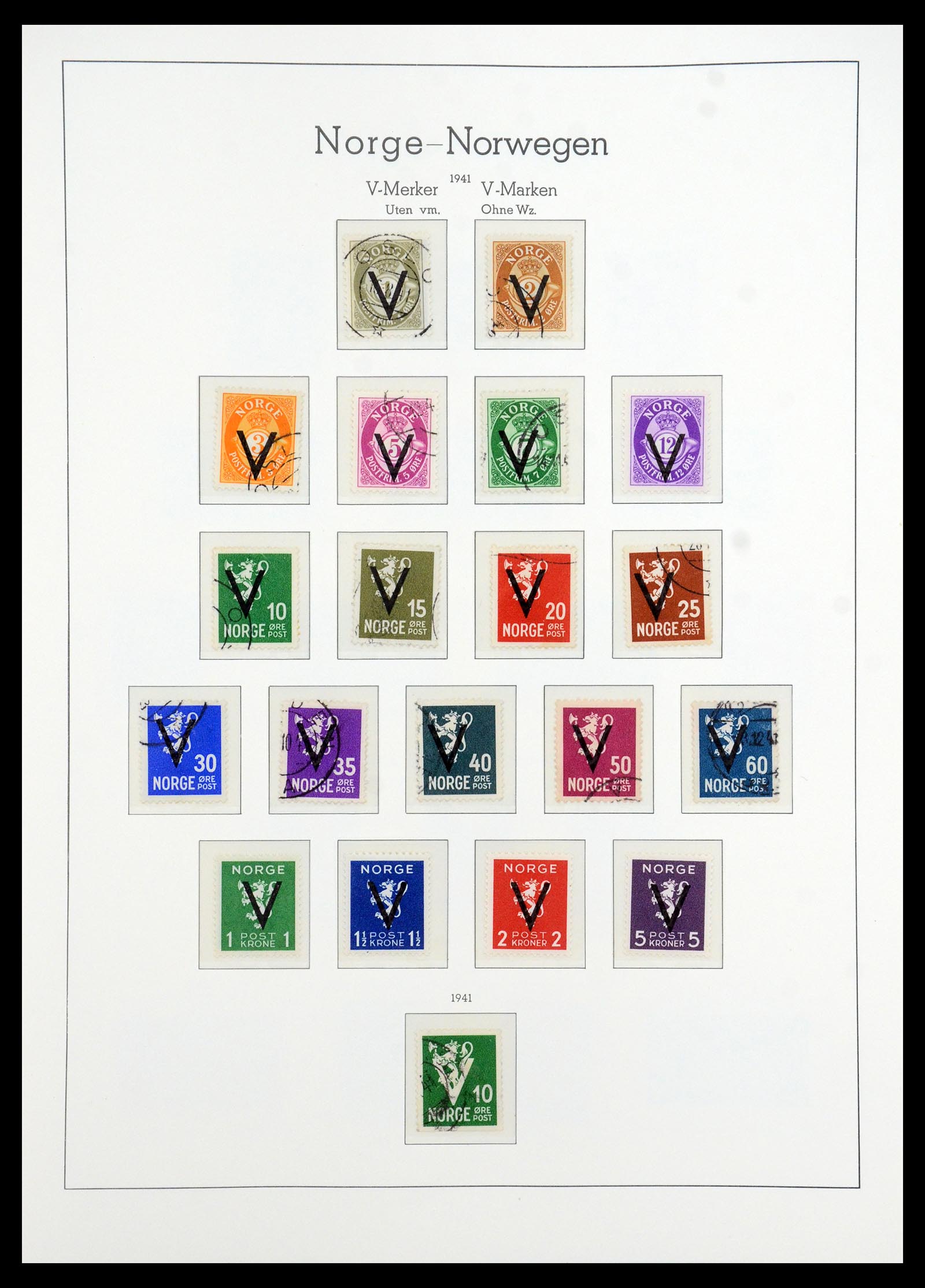 35786 018 - Postzegelverzameling 35786 Noorwegen 1855-1993.