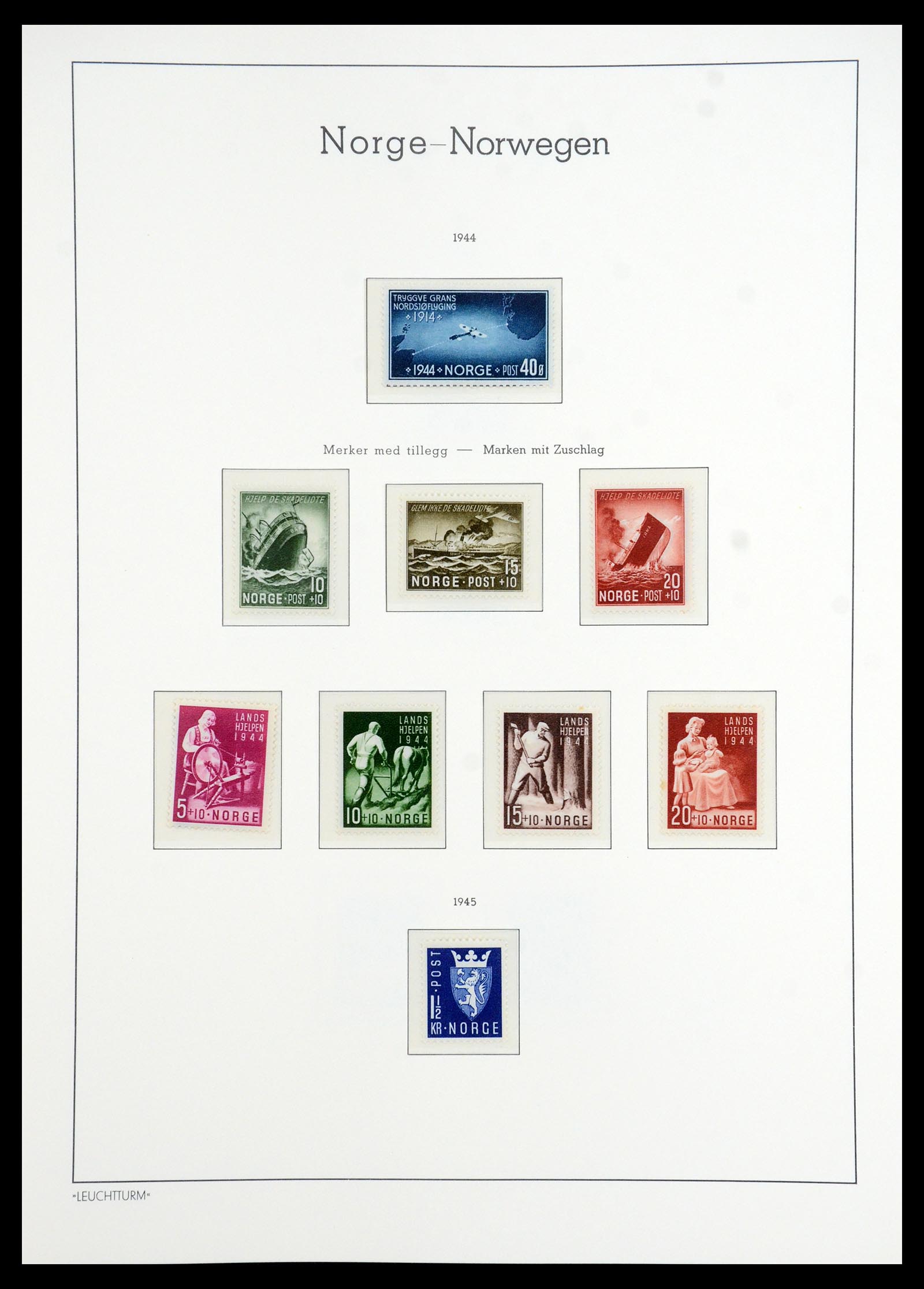 35786 021 - Postzegelverzameling 35786 Noorwegen 1855-1993.
