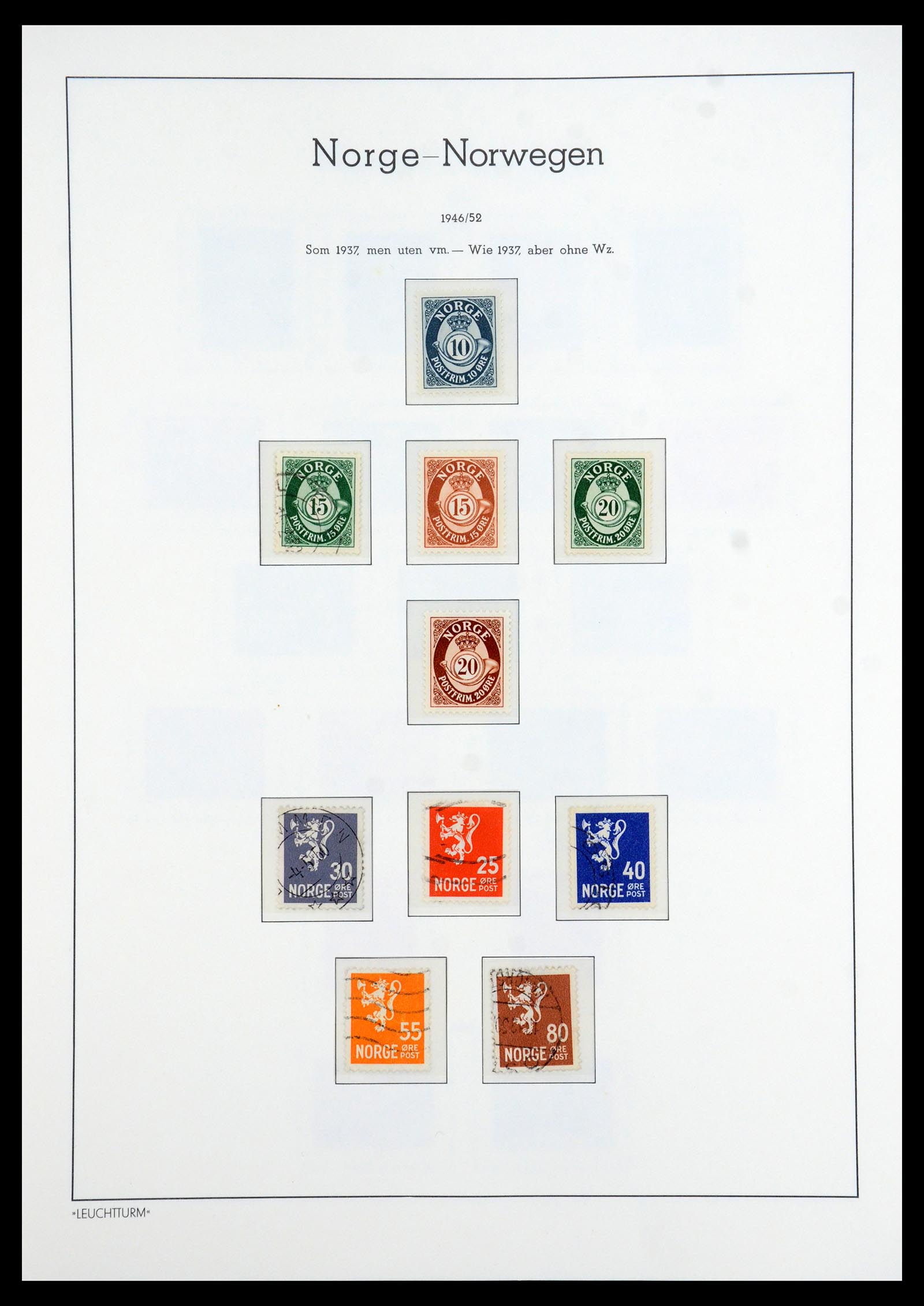 35786 024 - Postzegelverzameling 35786 Noorwegen 1855-1993.