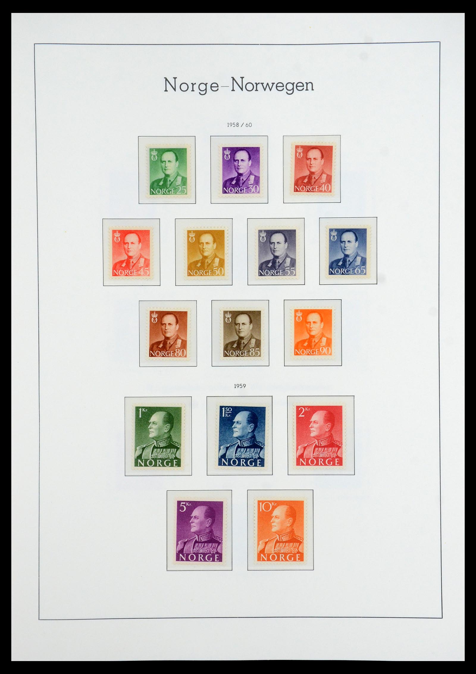 35786 031 - Postzegelverzameling 35786 Noorwegen 1855-1993.