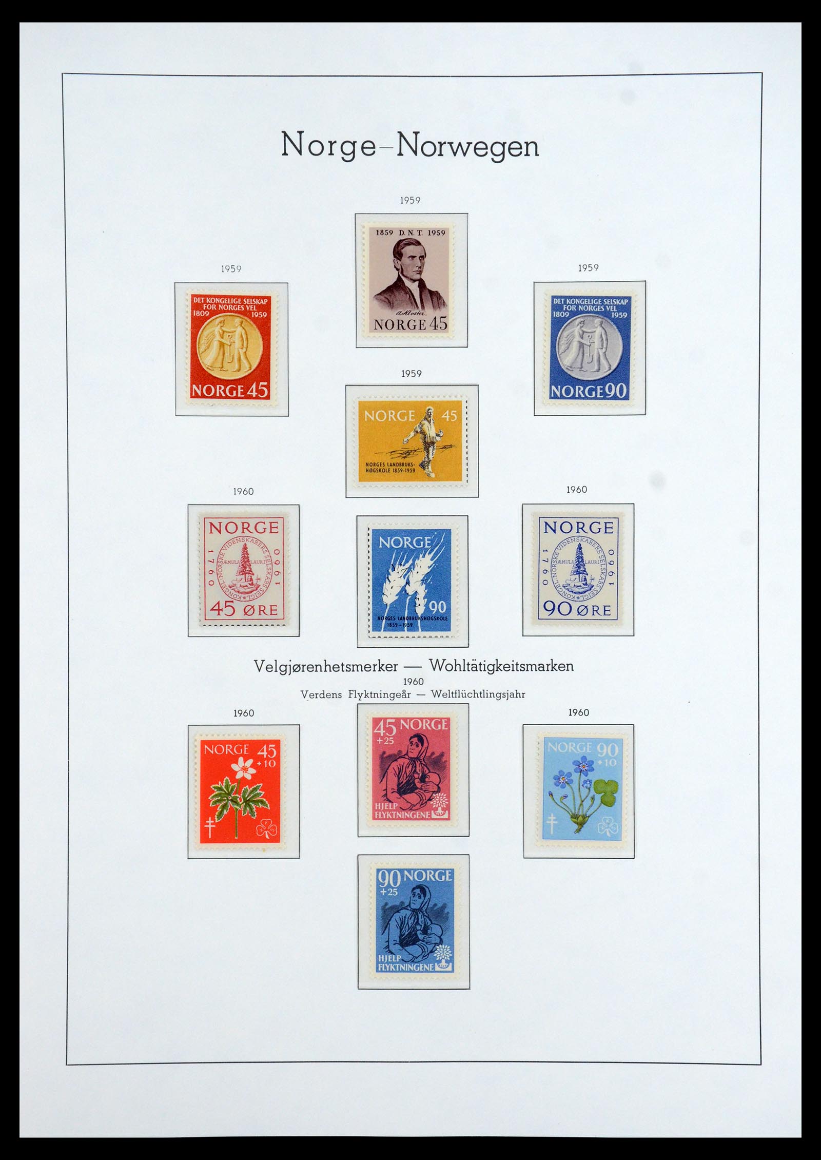 35786 032 - Postzegelverzameling 35786 Noorwegen 1855-1993.
