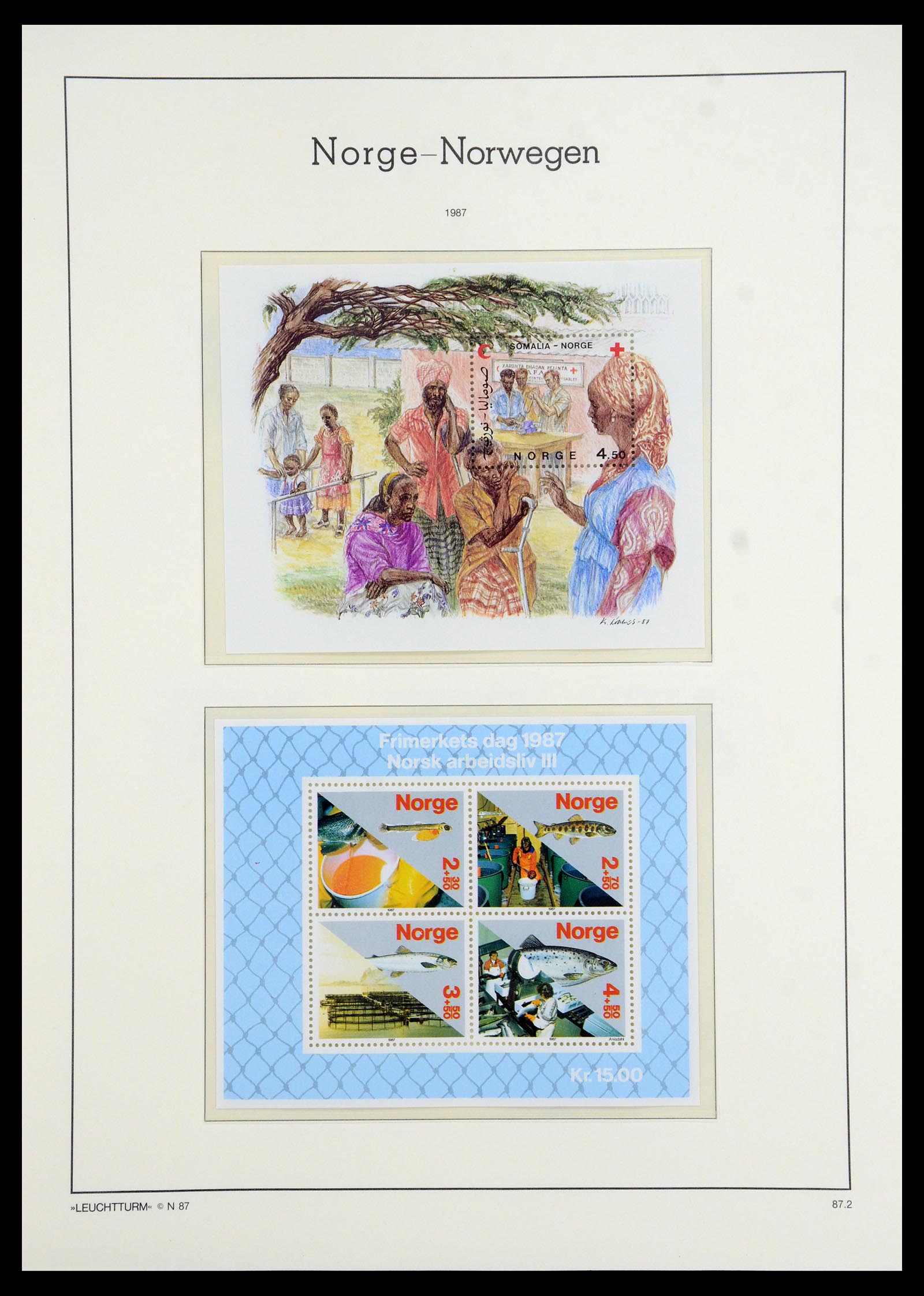 35786 085 - Postzegelverzameling 35786 Noorwegen 1855-1993.