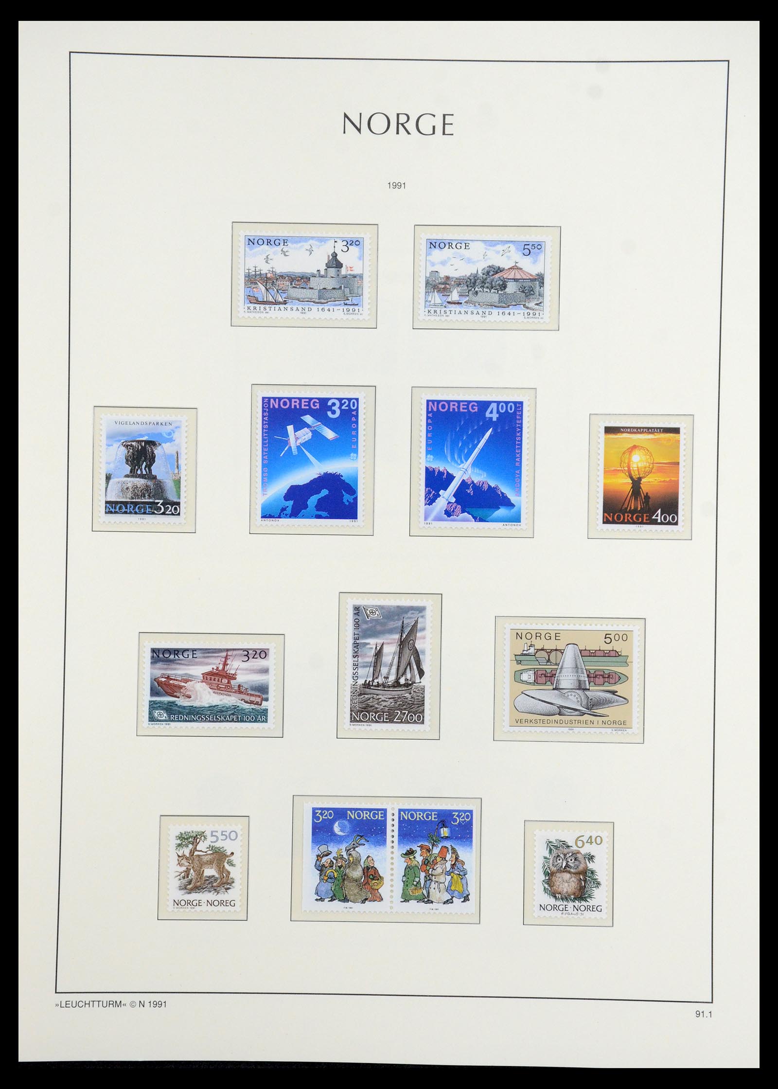 35786 094 - Postzegelverzameling 35786 Noorwegen 1855-1993.