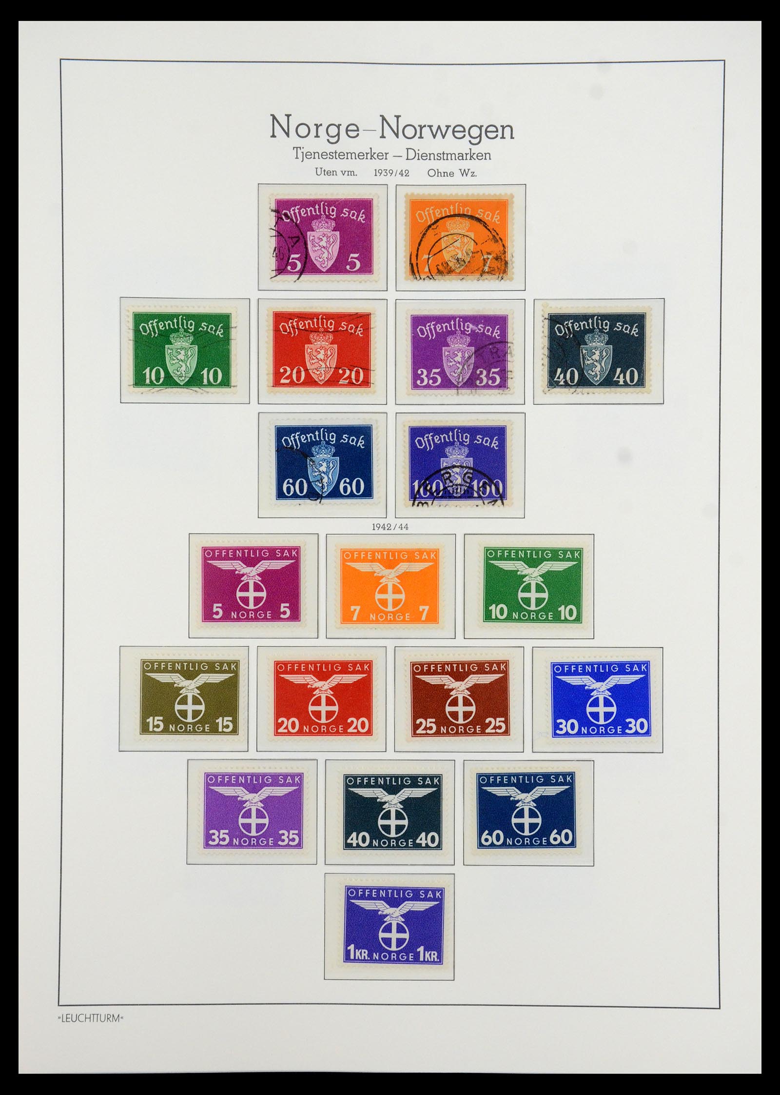 35786 106 - Postzegelverzameling 35786 Noorwegen 1855-1993.