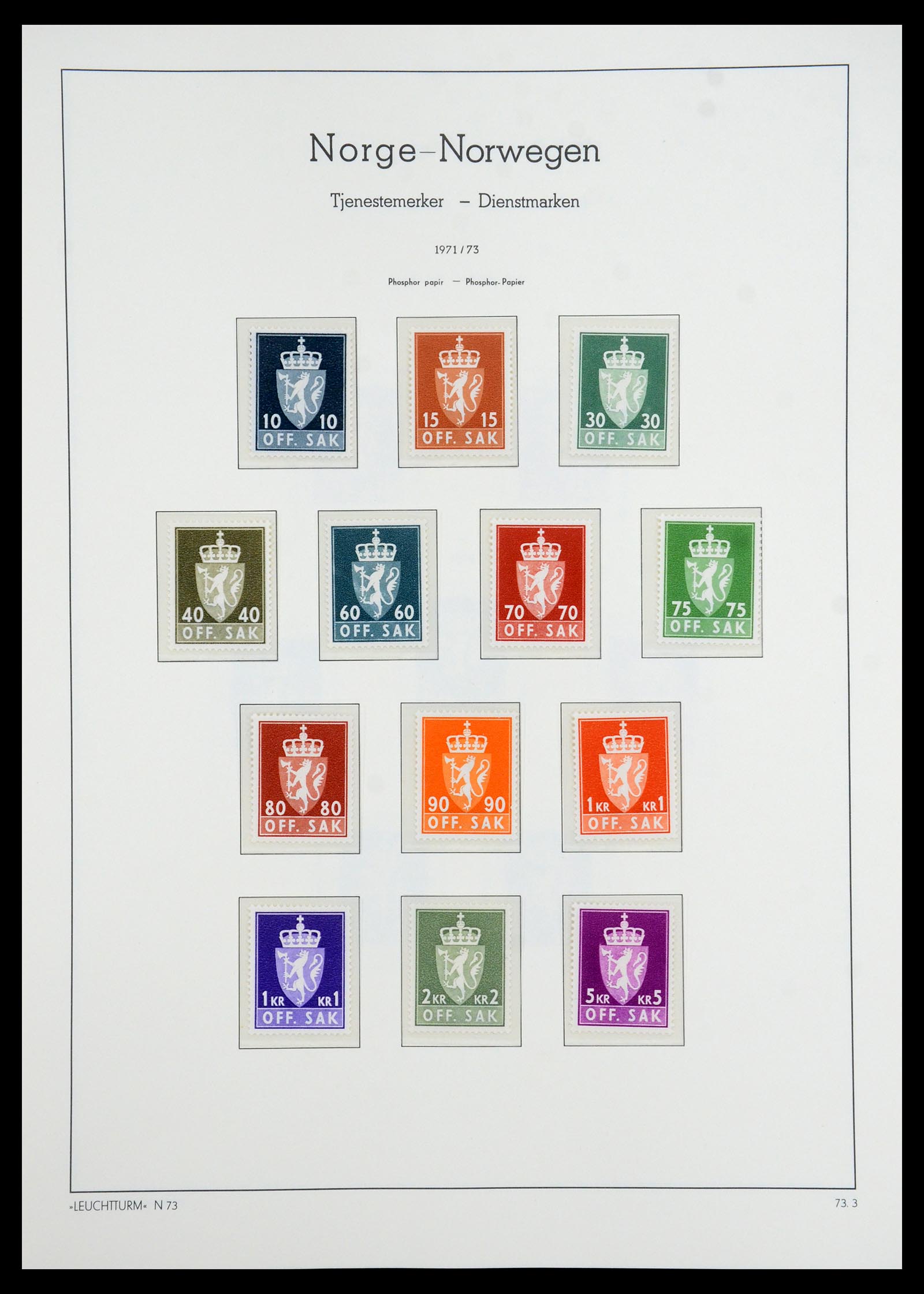 35786 110 - Postzegelverzameling 35786 Noorwegen 1855-1993.