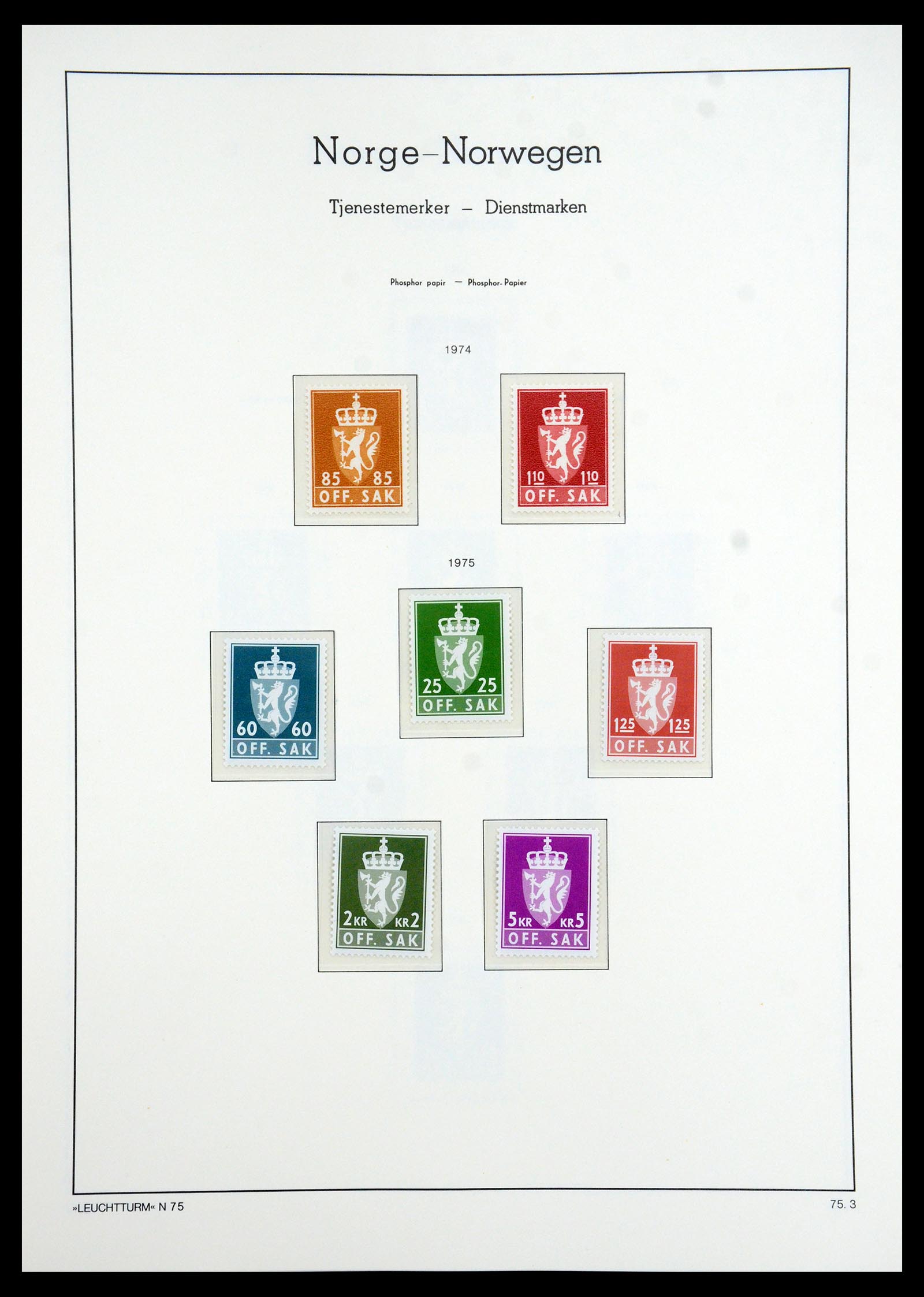 35786 111 - Postzegelverzameling 35786 Noorwegen 1855-1993.