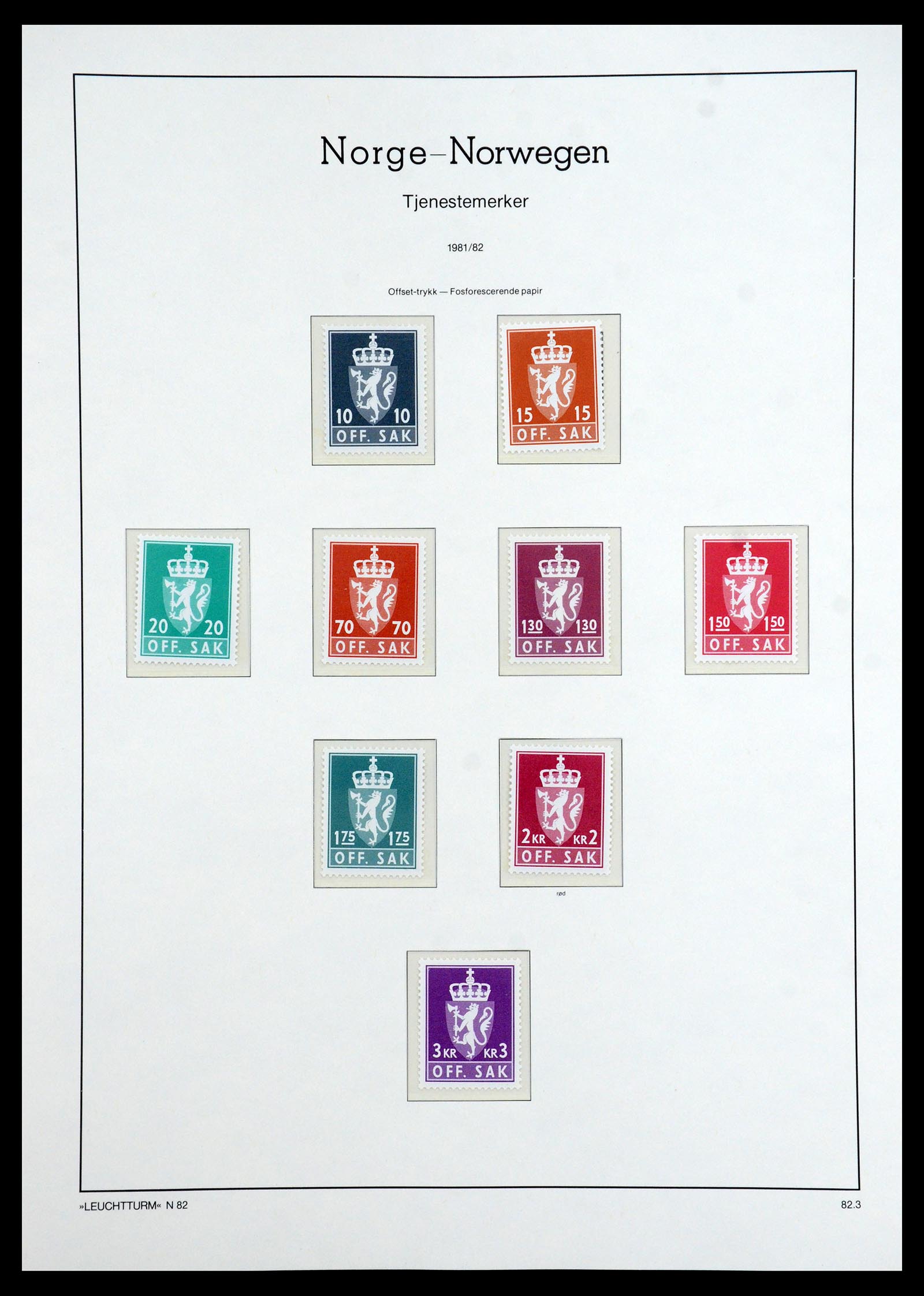 35786 113 - Postzegelverzameling 35786 Noorwegen 1855-1993.