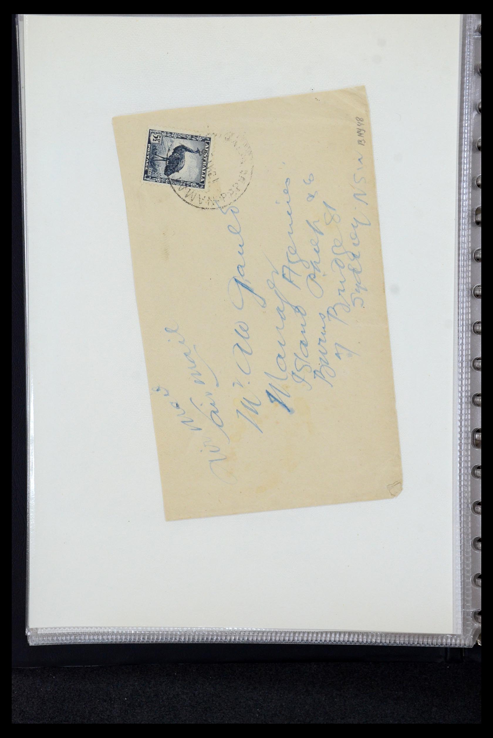 35787 065 - Postzegelverzameling 35787 Papua New Guinea  brieven 1945-1952.