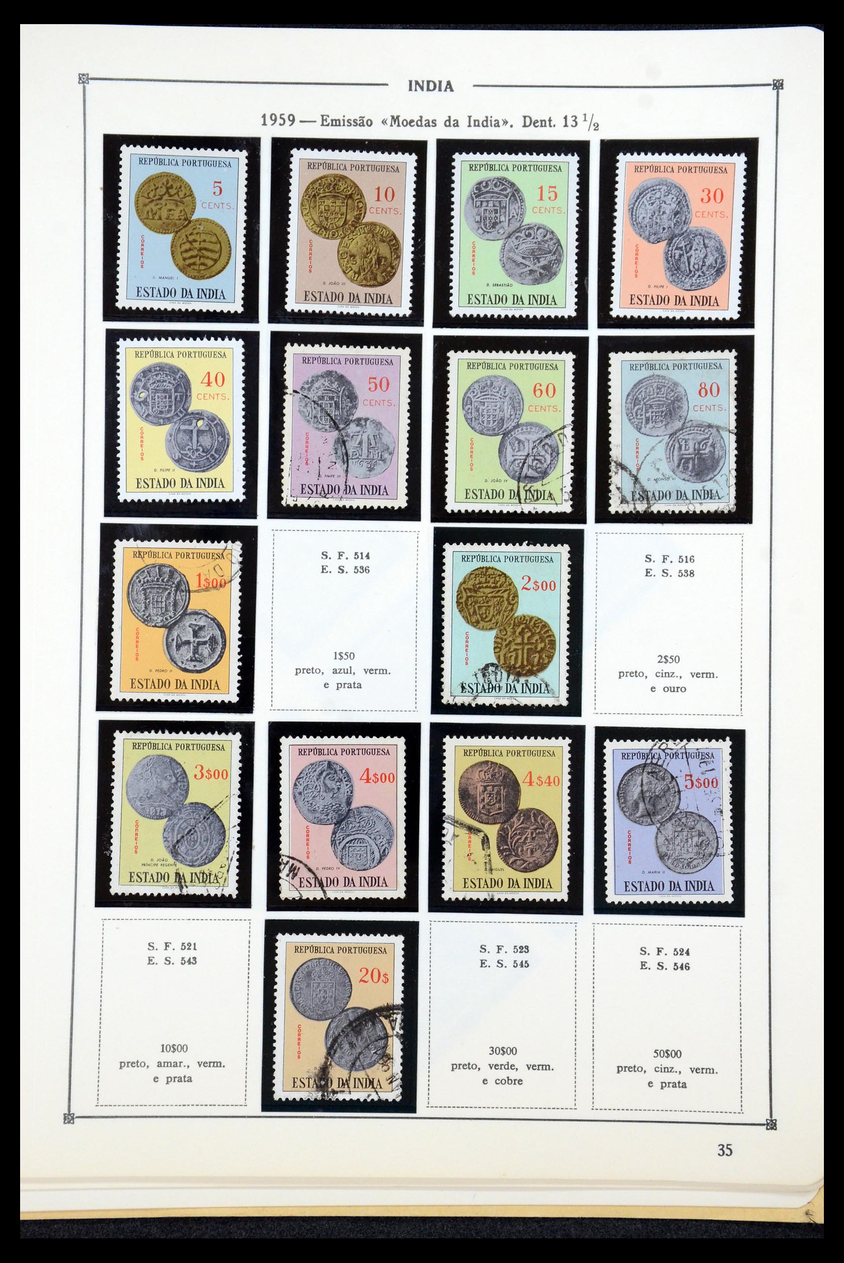 35788 028 - Postzegelverzameling 35788 Portugese koloniën 1886-1971.
