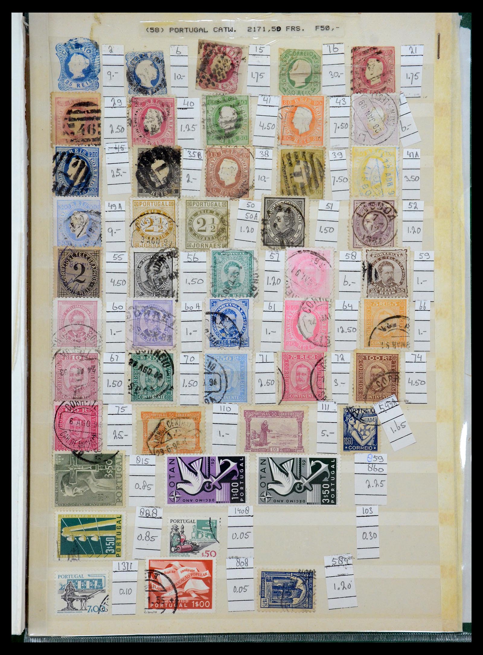 35788 170 - Postzegelverzameling 35788 Portugese koloniën 1886-1971.